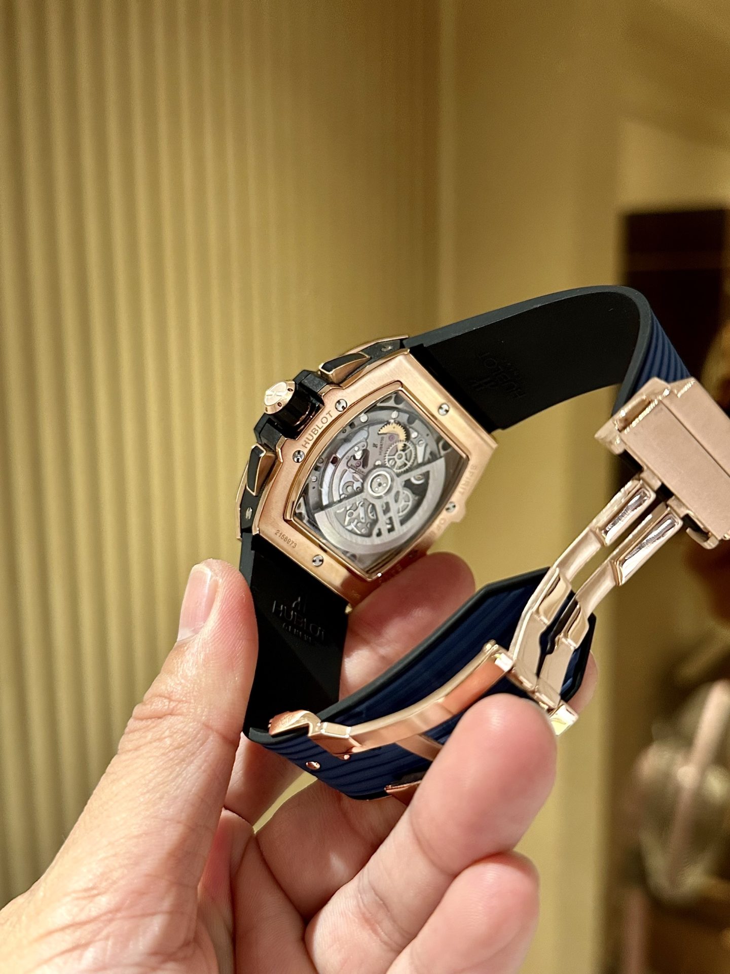 Hublot Replica 1:1 Watch Spirit Of Big Bang Blue Chronograph King Gold 42mm - Top club