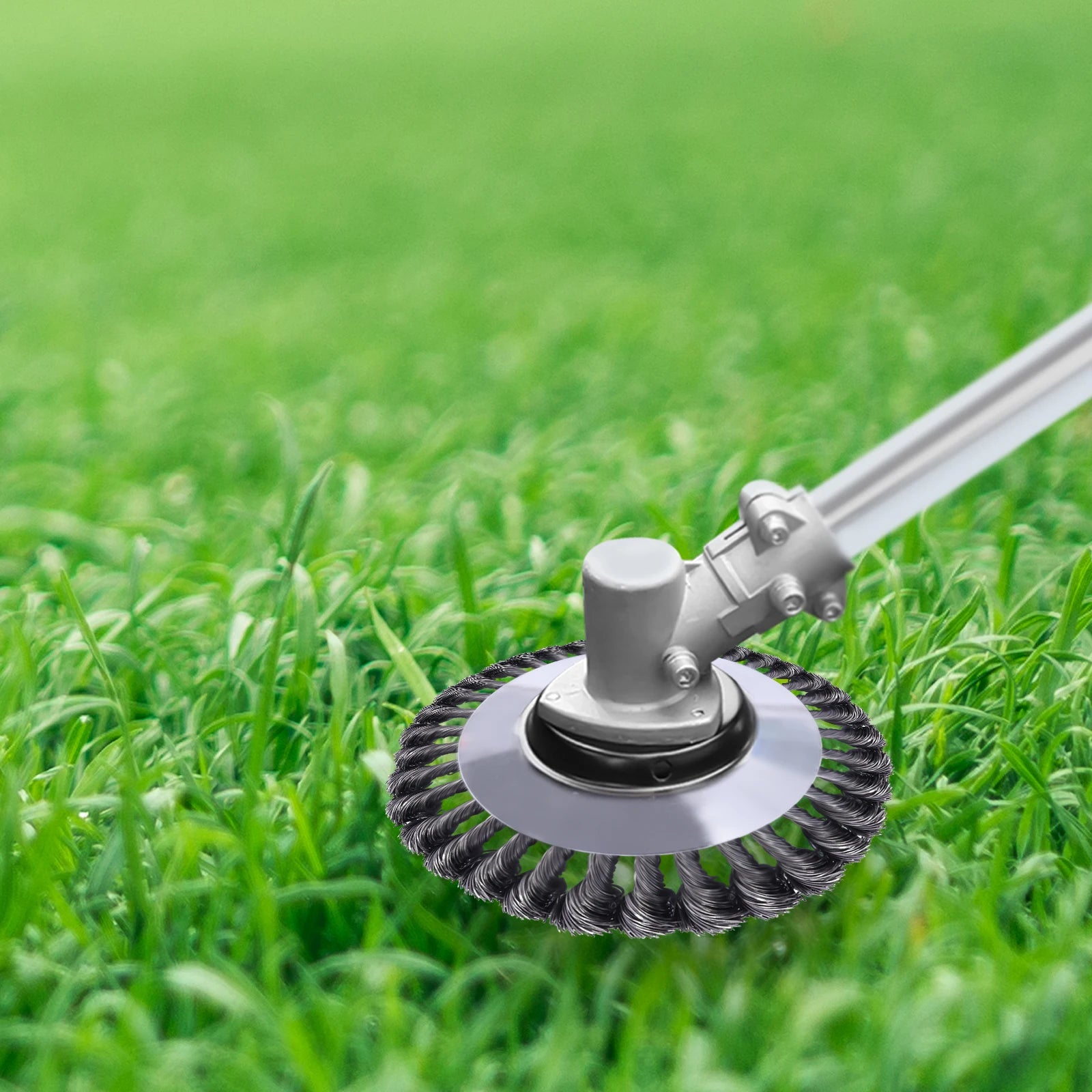 ProTrim Borstel - Professionele Stalen Draad Grastrimmerkop - Duurzame Onkruidborstel voor Efficiënt Snijden