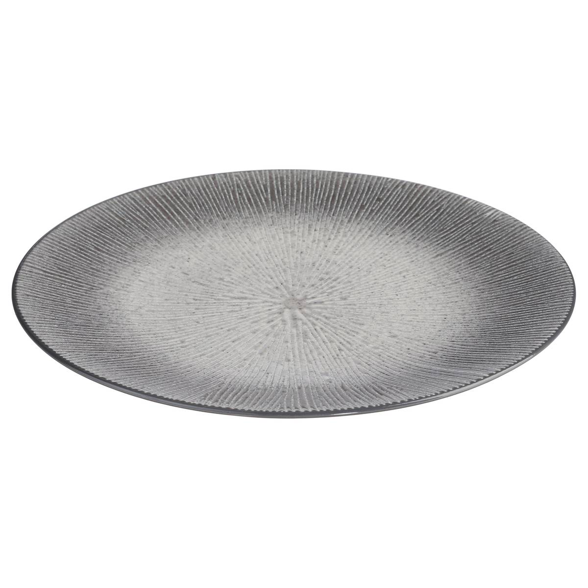 Flat plate "Atelier" D.27.5 cm, Gray