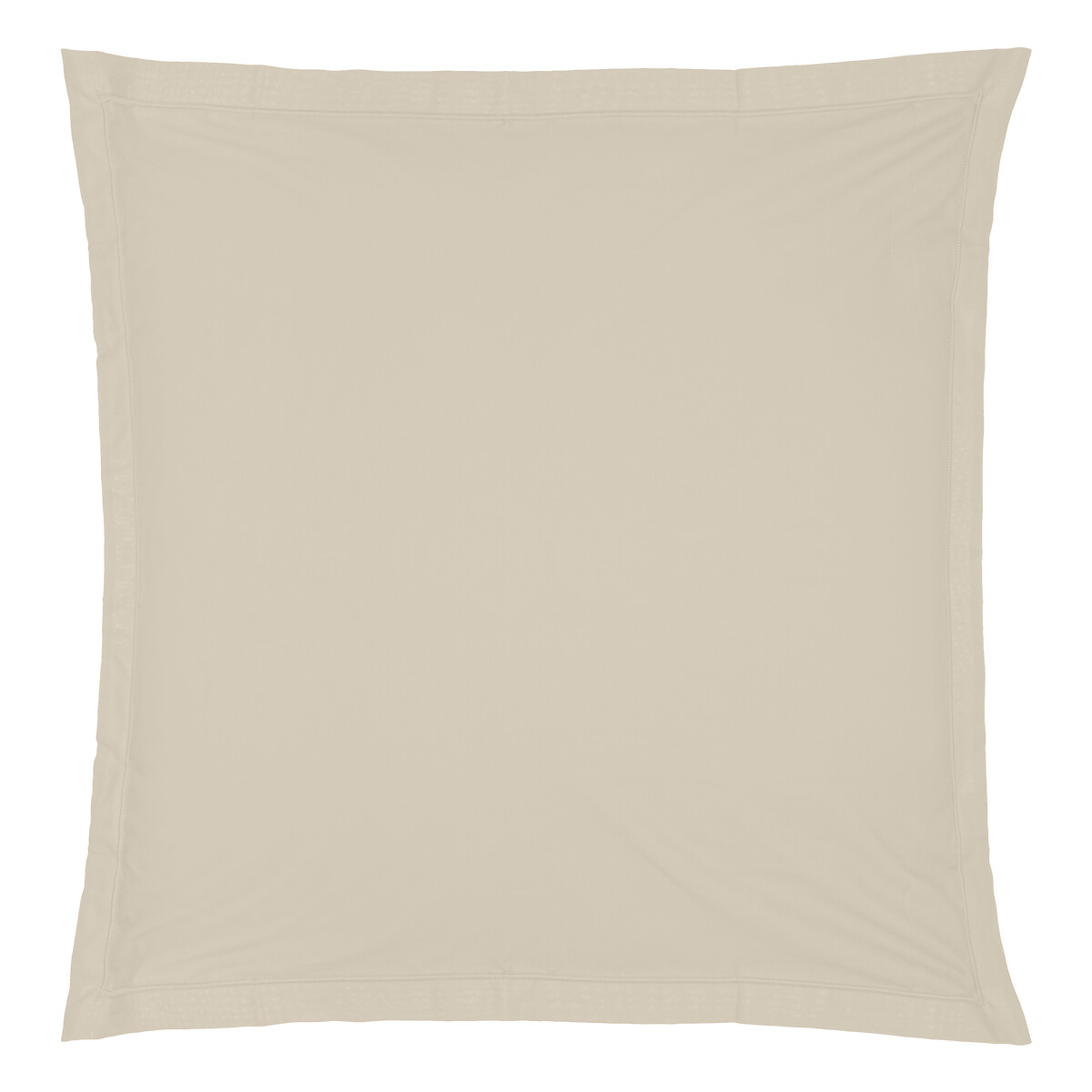 Pillowcase, cotton Beige, 63x63 cm
