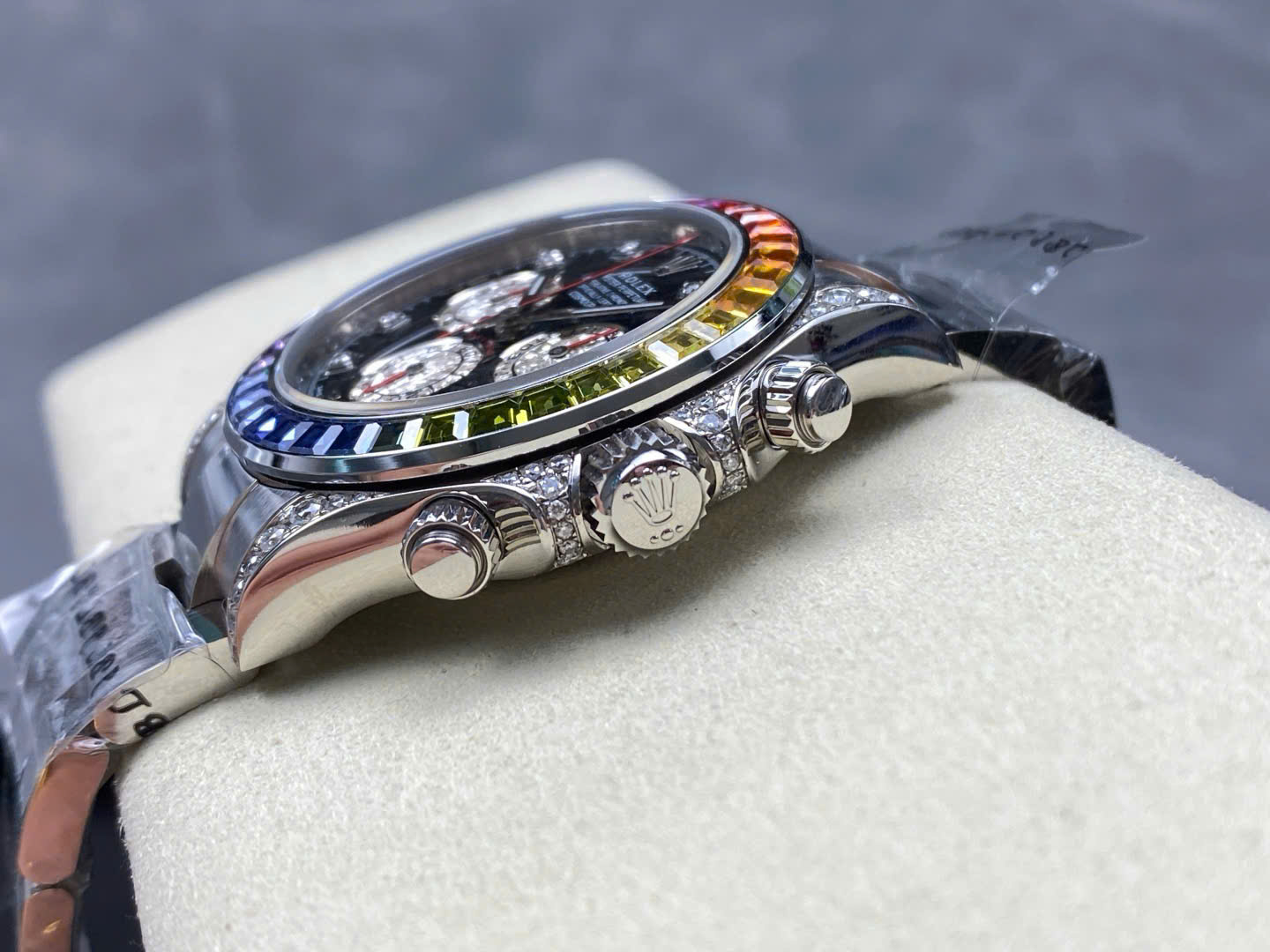 Rolex Cosmograph Rainbow Weight 220 Grams Best Replica Watches 40mm - Top club