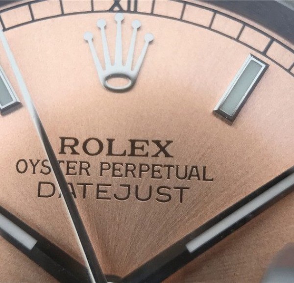Replica Rolex DateJust 36mm SS 116234 ARF Pink Dial Stick Markers 904L SS Oyster Bracelet SA3135 - Elite Watch Atelier