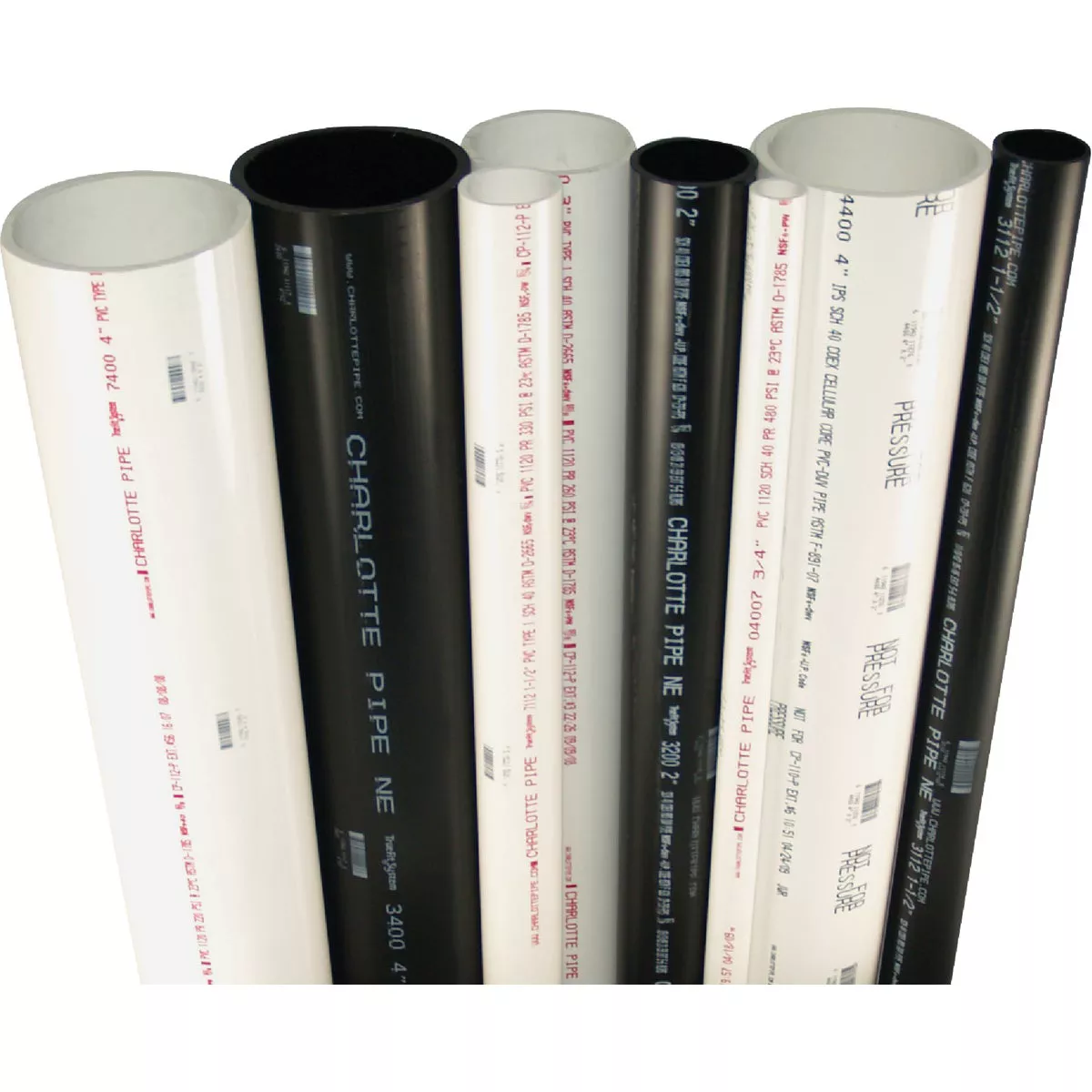 Charlotte Pipe 1 In. x 10 Ft.Cold Water Schedule 40 PVC Pressure Pipe