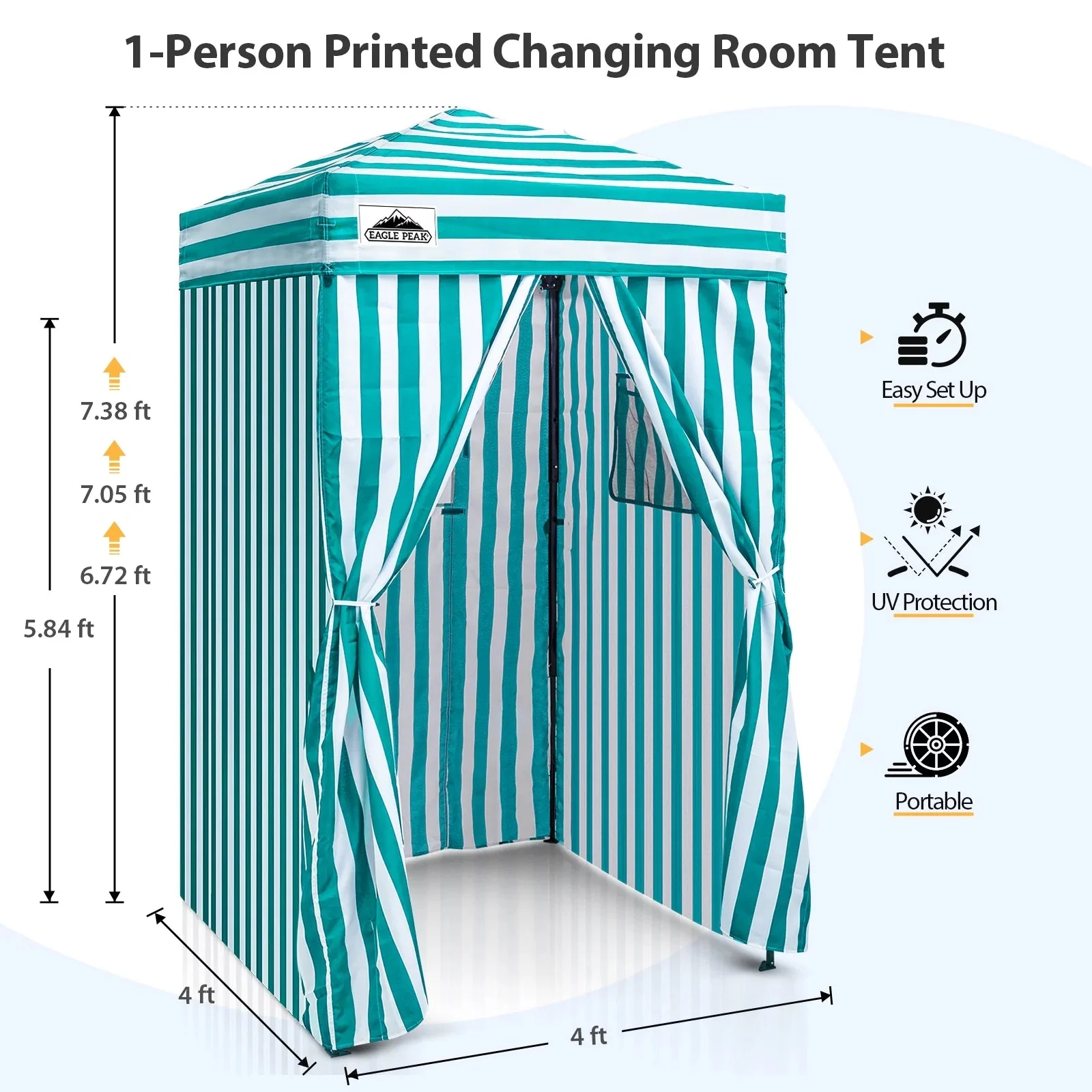 EAGLE PEAK Ultra Compact 4 ft x 4 ft Pop-Up Changing Room Canopy - Flex - Image 142 EAGLE PEAK Ultra Compact 4 ft x 4 ft Pop-Up Changing Room Canopy - Flex - Image 142