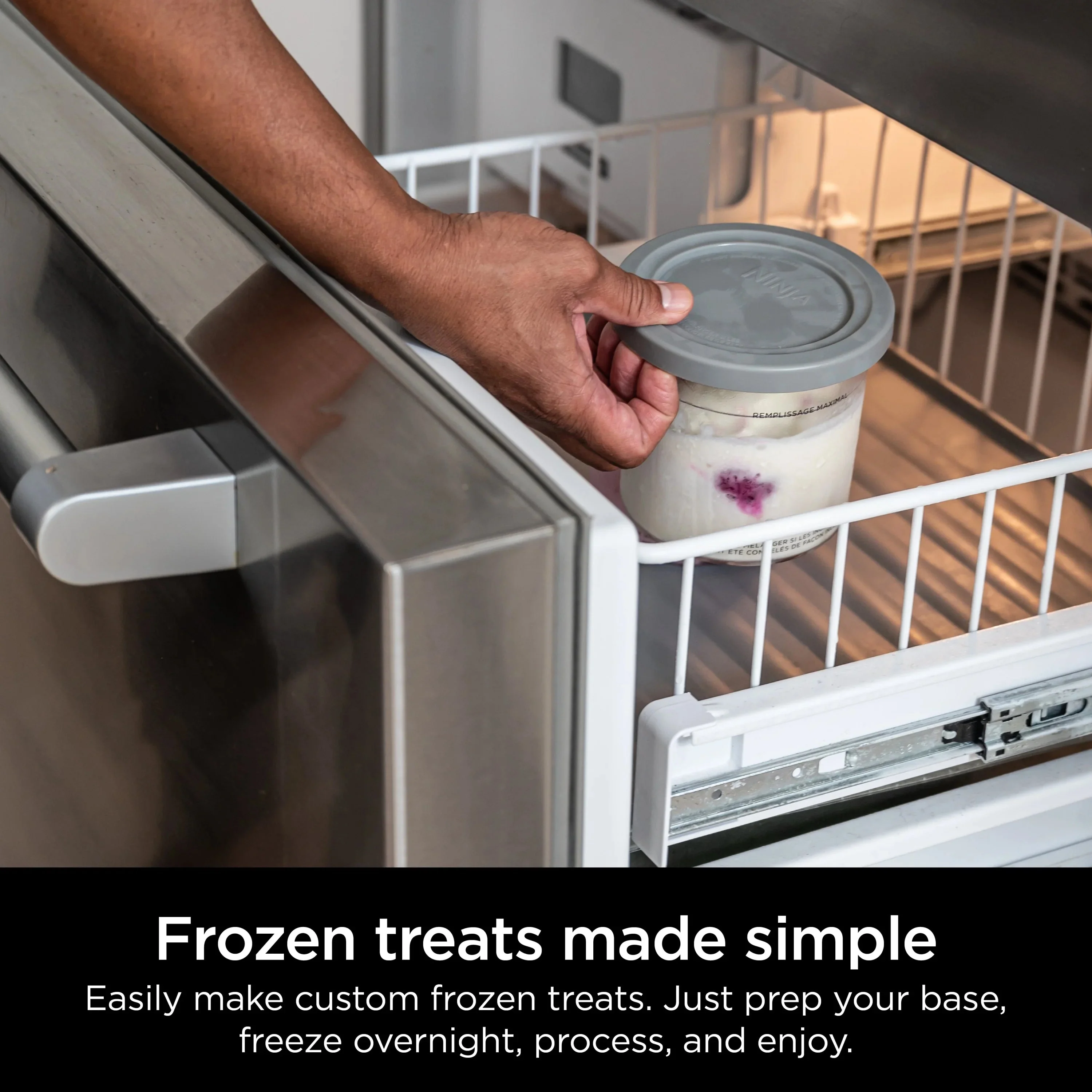Ninja CREAMi Ice Cream Maker With 2 Pints And 5 One-Touch Programs - NC300