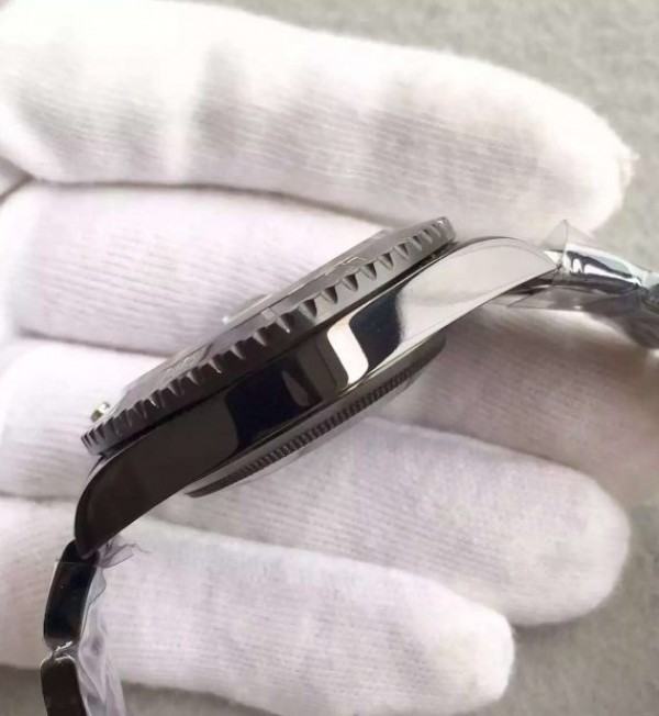 Replica Rolex Fragment Submariner 116610 PVD Black Dial PVD Bracelet A2836 - Elite Watch Atelier