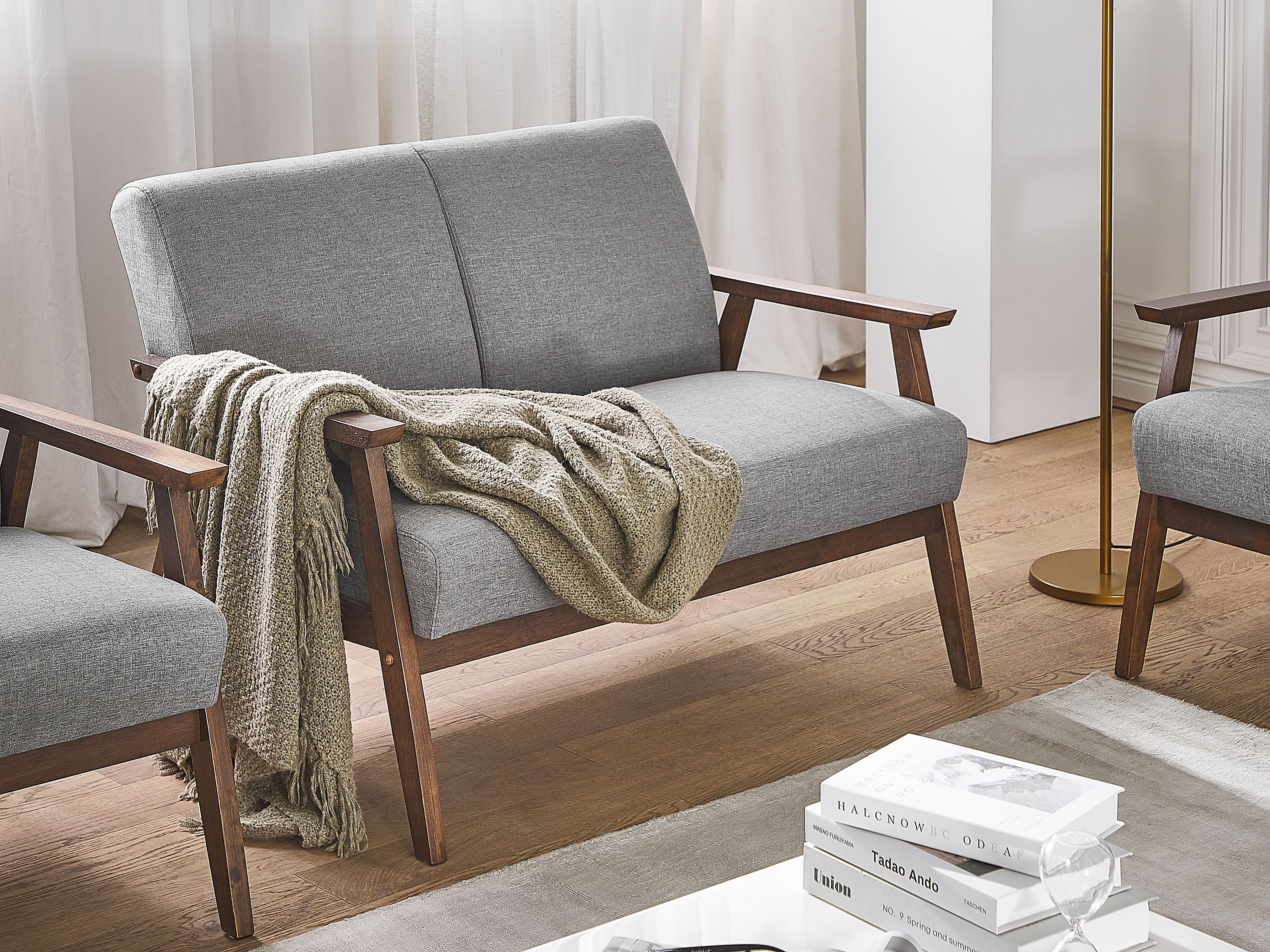 Sofa 2 Seater ASNES Fabric Grey