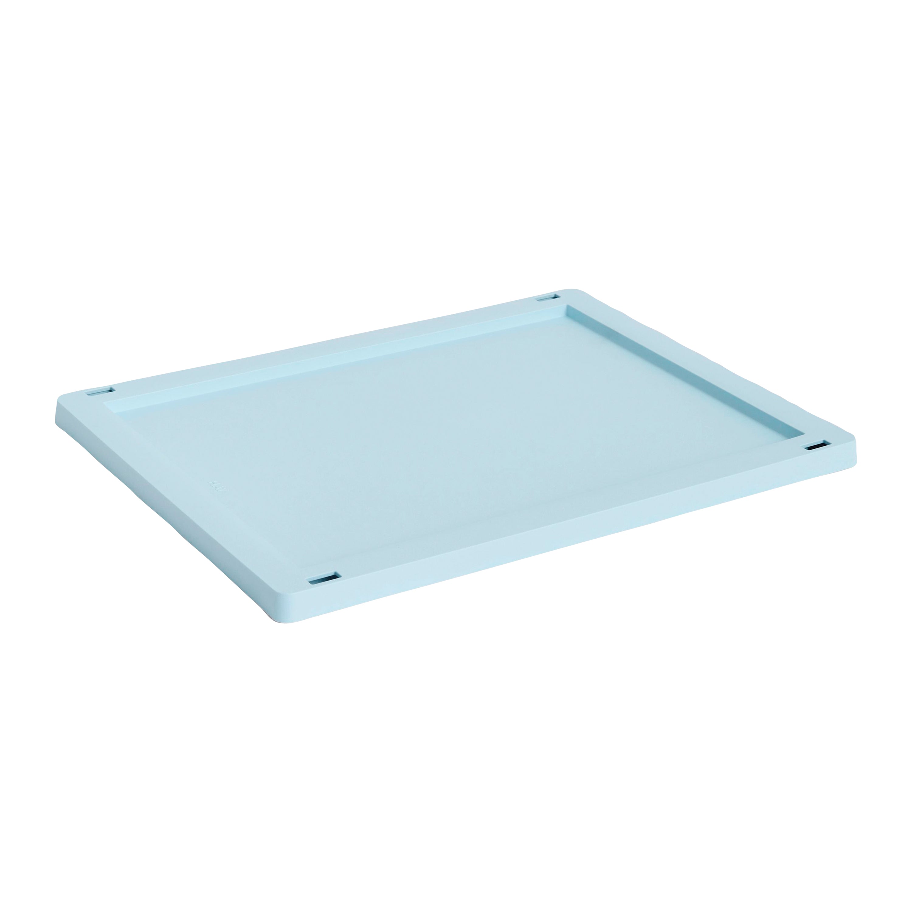 HAY Colour Crates Krat Deksel M - Rechthoekig - Soft Blauw