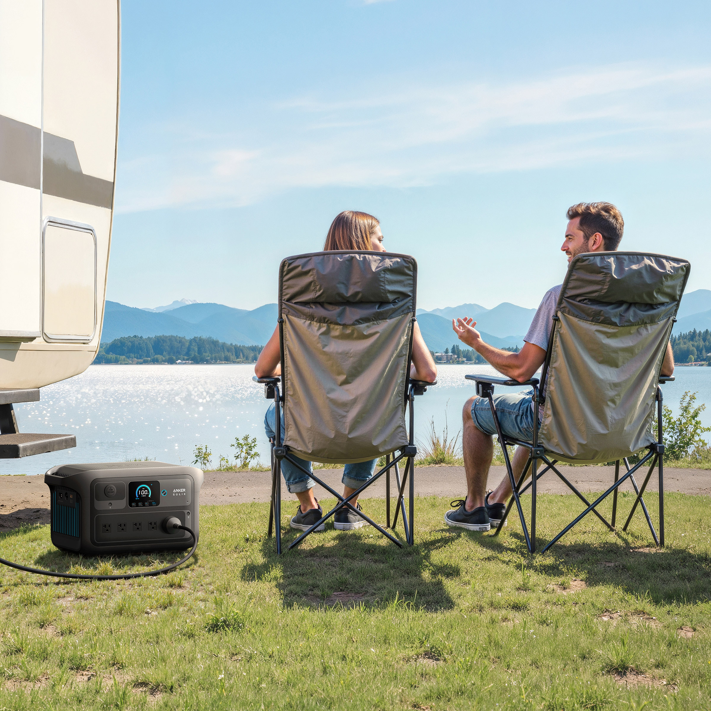 Anker SOLIX C2000X Gen 2 Portable Power Station with 400W Solar Panel - Image 6