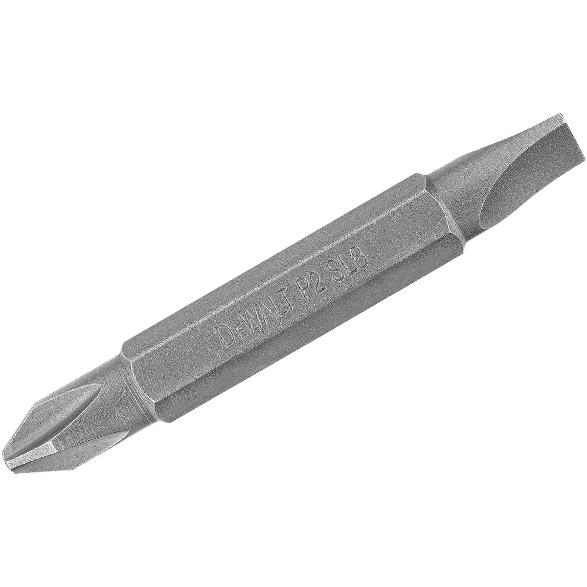 DEWALT Phillips #2 Slotted Double-End Screwdriver Bit