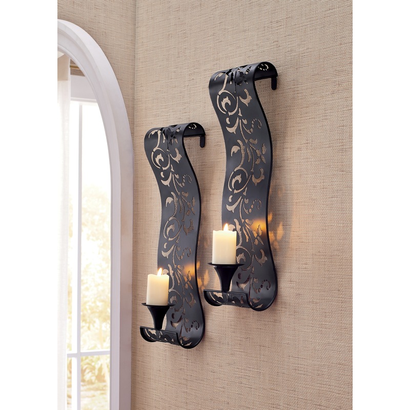 Set of 2 Marley Wall Sconces - MIDNIGHT VELVET CATALOG