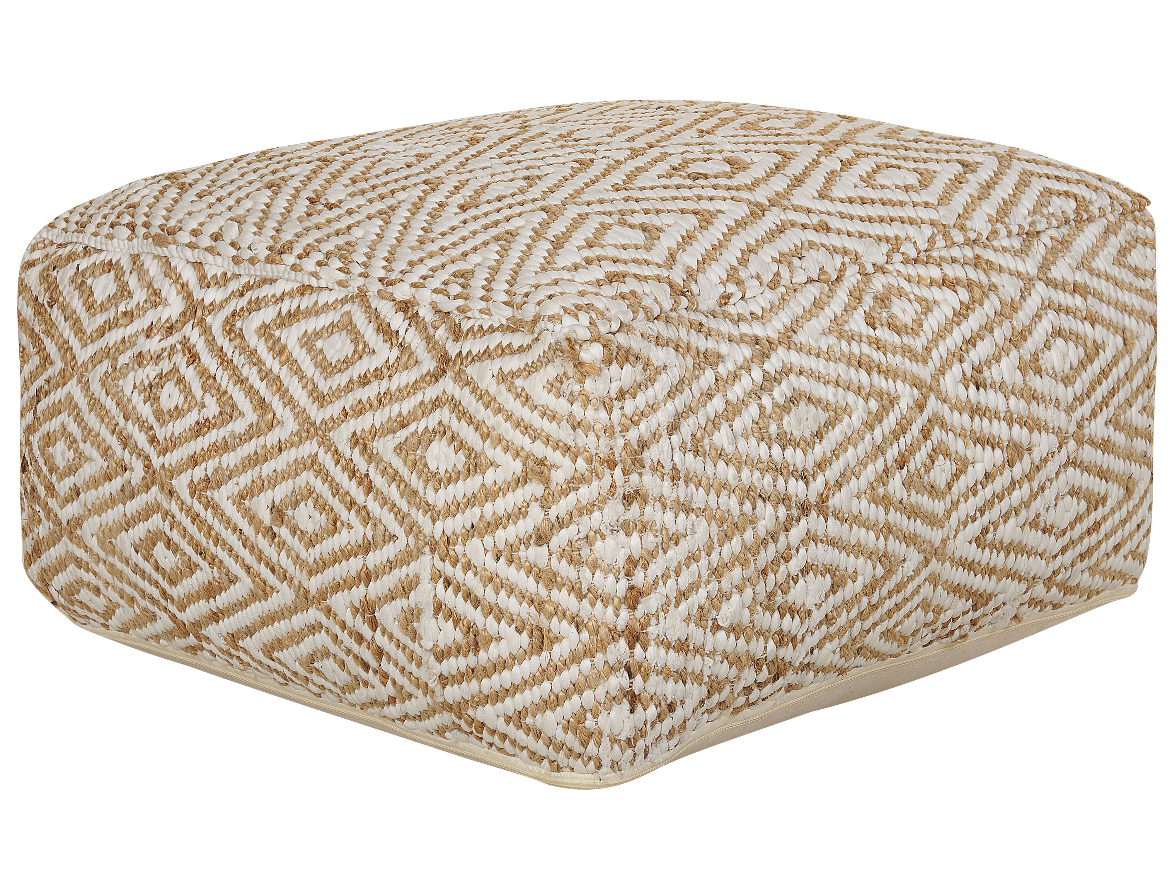 Pouffe MASKI Fabric Beige