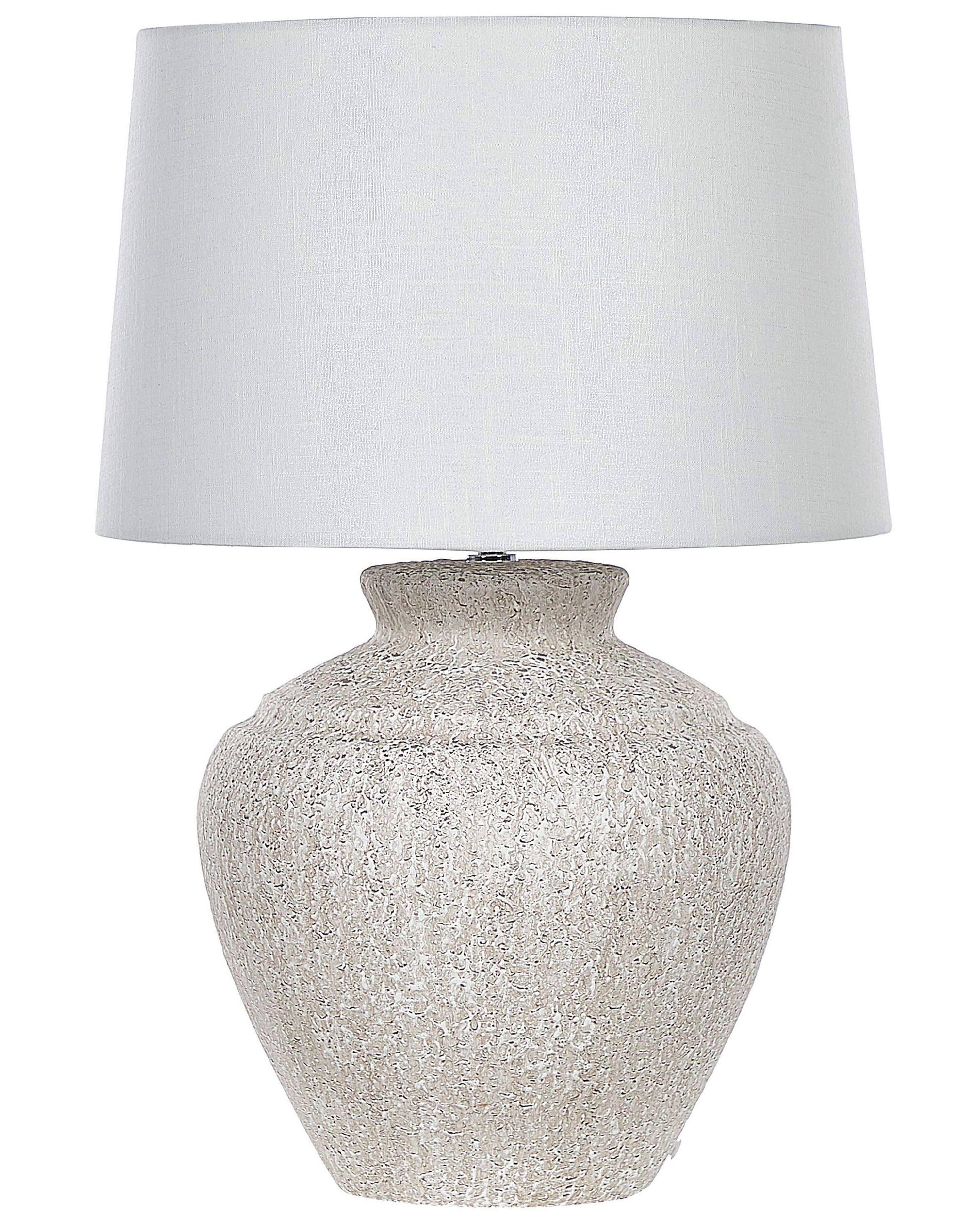 Table Lamp CAINE Ceramic Light Beige