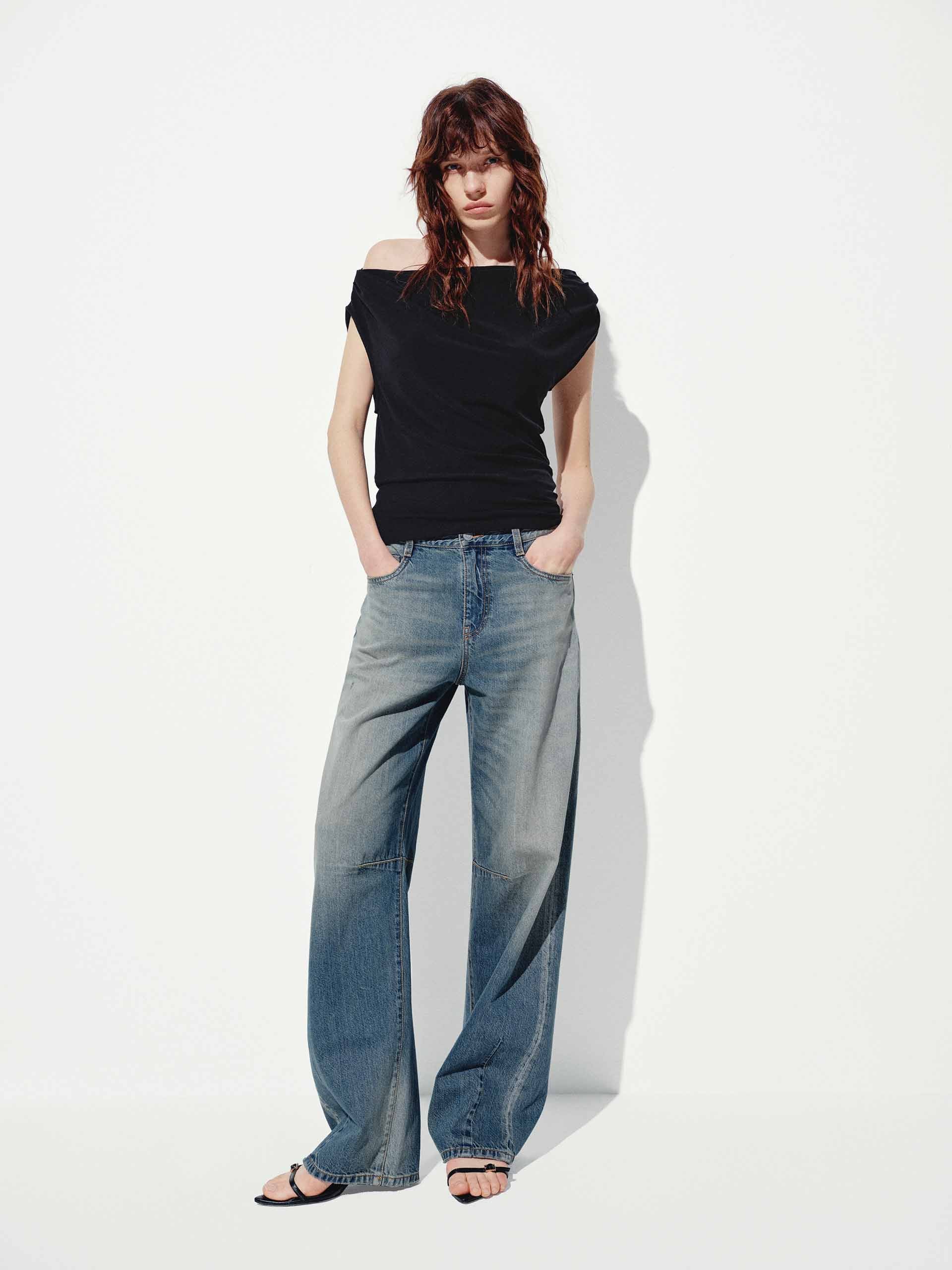 Vintage Barrel Leg Jeans