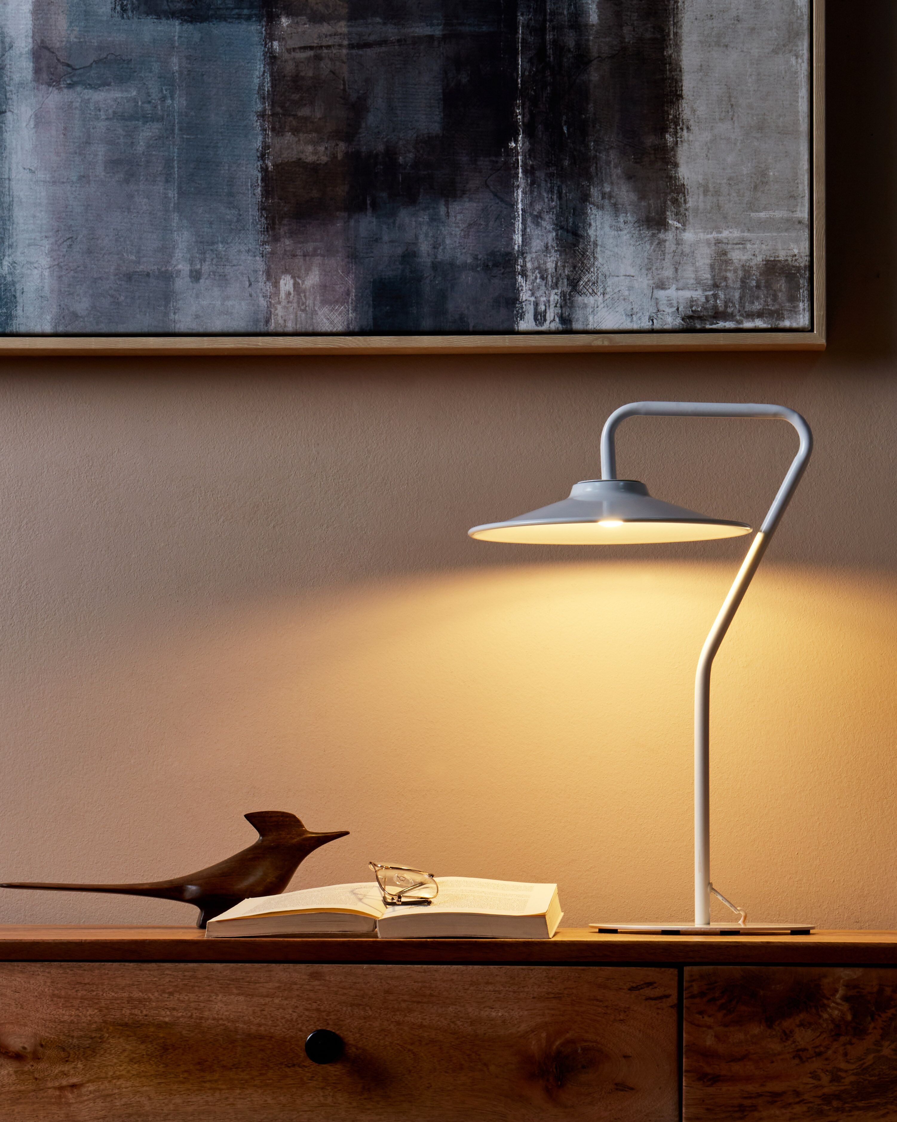 LED Table Lamp GALETTI Metal White