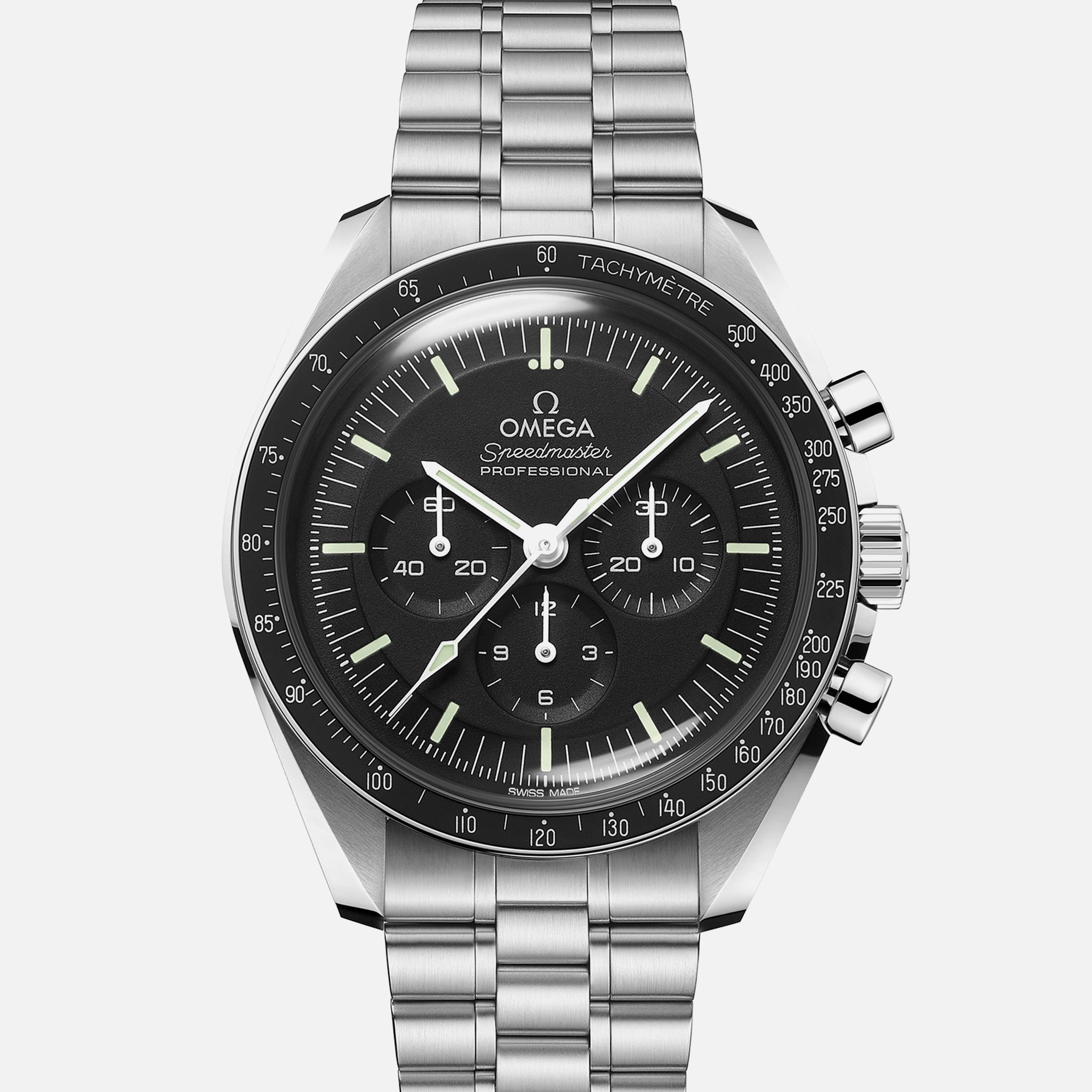 Speedmaster Moonwatch Professional Co-Axial Master Chronometer Chronograph 42mm Hesalite Crystal On Bracelet With Caliber 3861(1:1 replica) - Top club