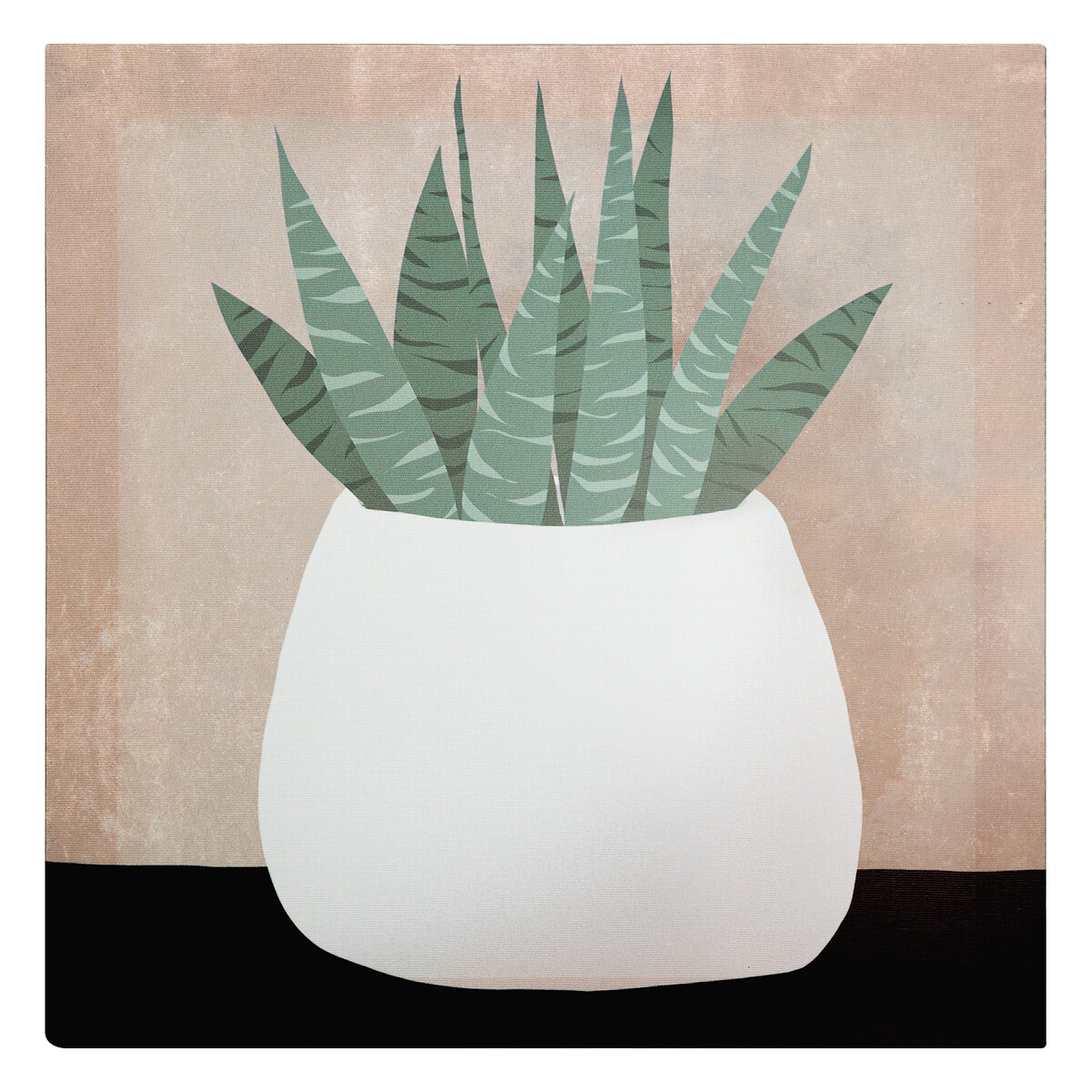 "Jennifer" printed canvas Pink, 28x28 cm