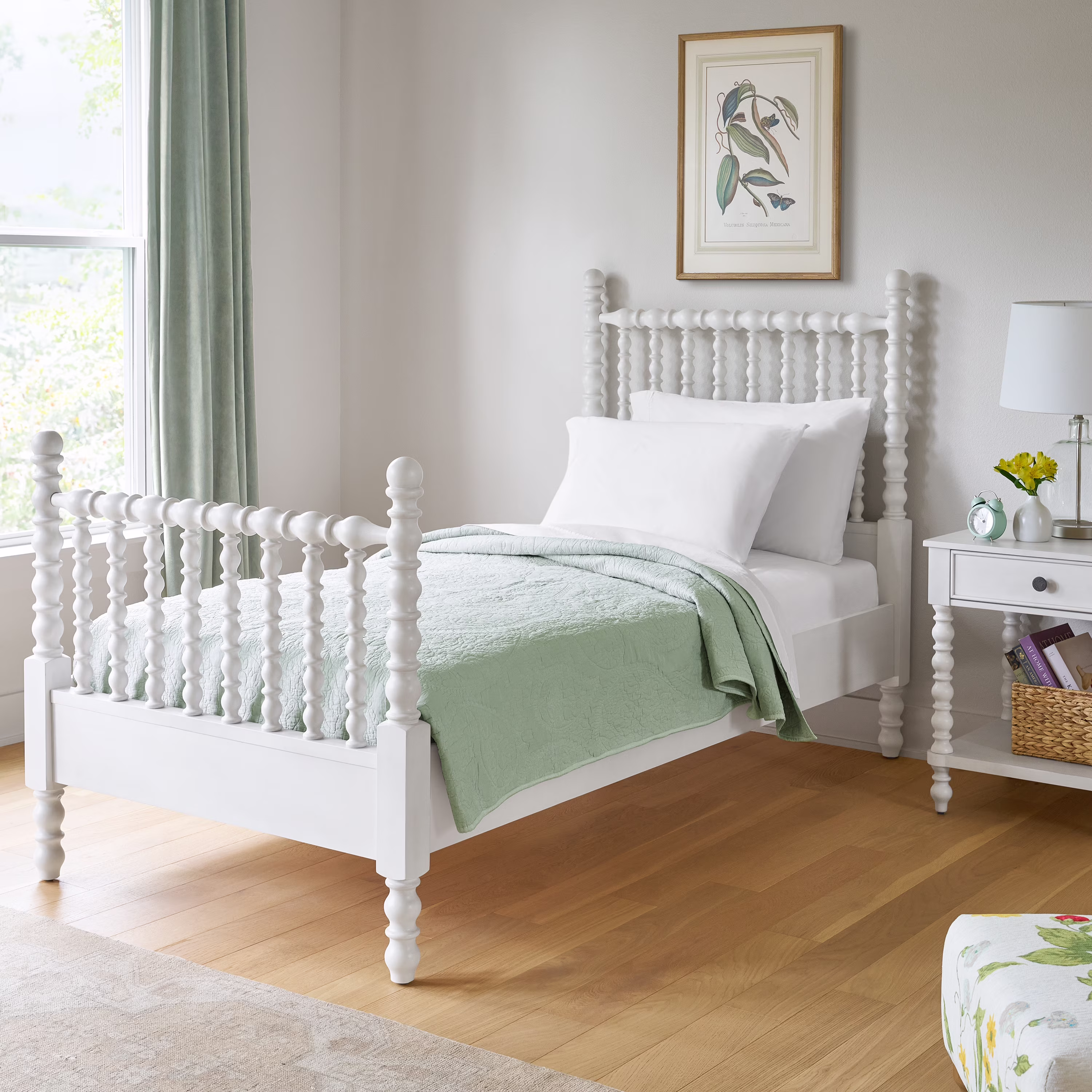 Pioneer Woman Harper Queen-Size Spindle Bed, Homestead Brown - Image 3