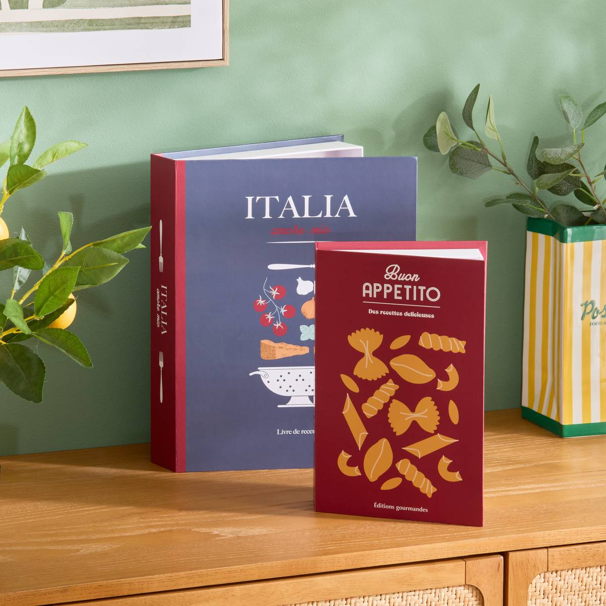 Decorative Box "Della" Beige, 33x25 cm