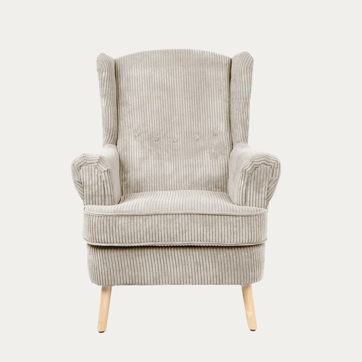 Fotel FOSSBY FASO sztruksowy zielony 86x85x108 cm