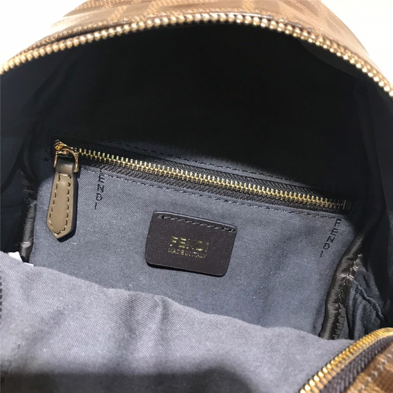 Fendi Black FF Backpack - Replicaclubs