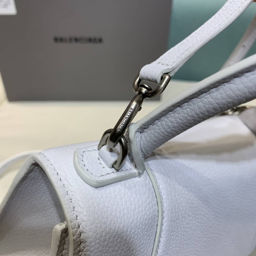 Balenciaga Hourglass Leather Top Handle Replica Bag - Replicaclubs