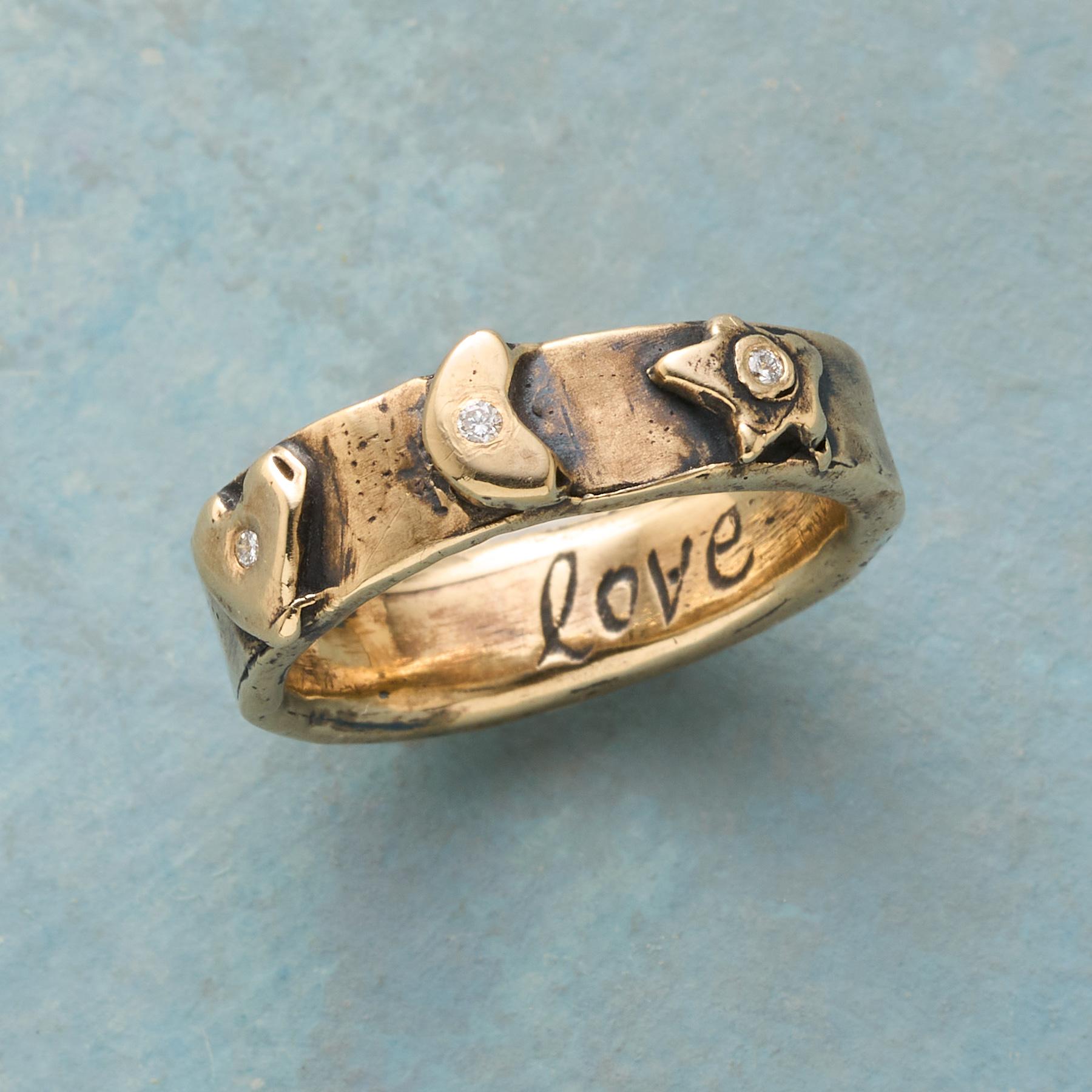 Yellow Gold Heavenly Love Ring - Sundance Clothing
