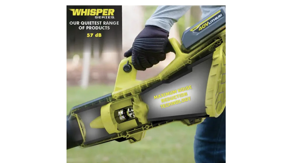RYOBI 40V HP Brushless Cordless Leaf Blower, 730 CFM, 190 MPH, 2x 4.0 Ah Batteries And Charger - Image 9 RYOBI 40V HP Brushless Cordless Leaf Blower, 730 CFM, 190 MPH, 2x 4.0 Ah Batteries And Charger - Image 9