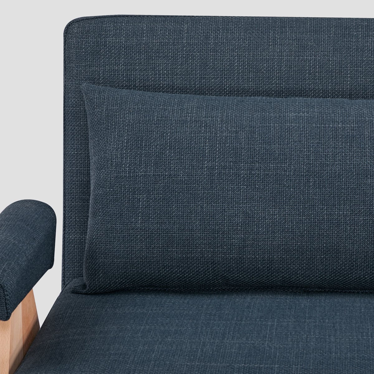 Sofa CALORE 2-osobowa, z funkcją spania granatowa 157x90x82 cm