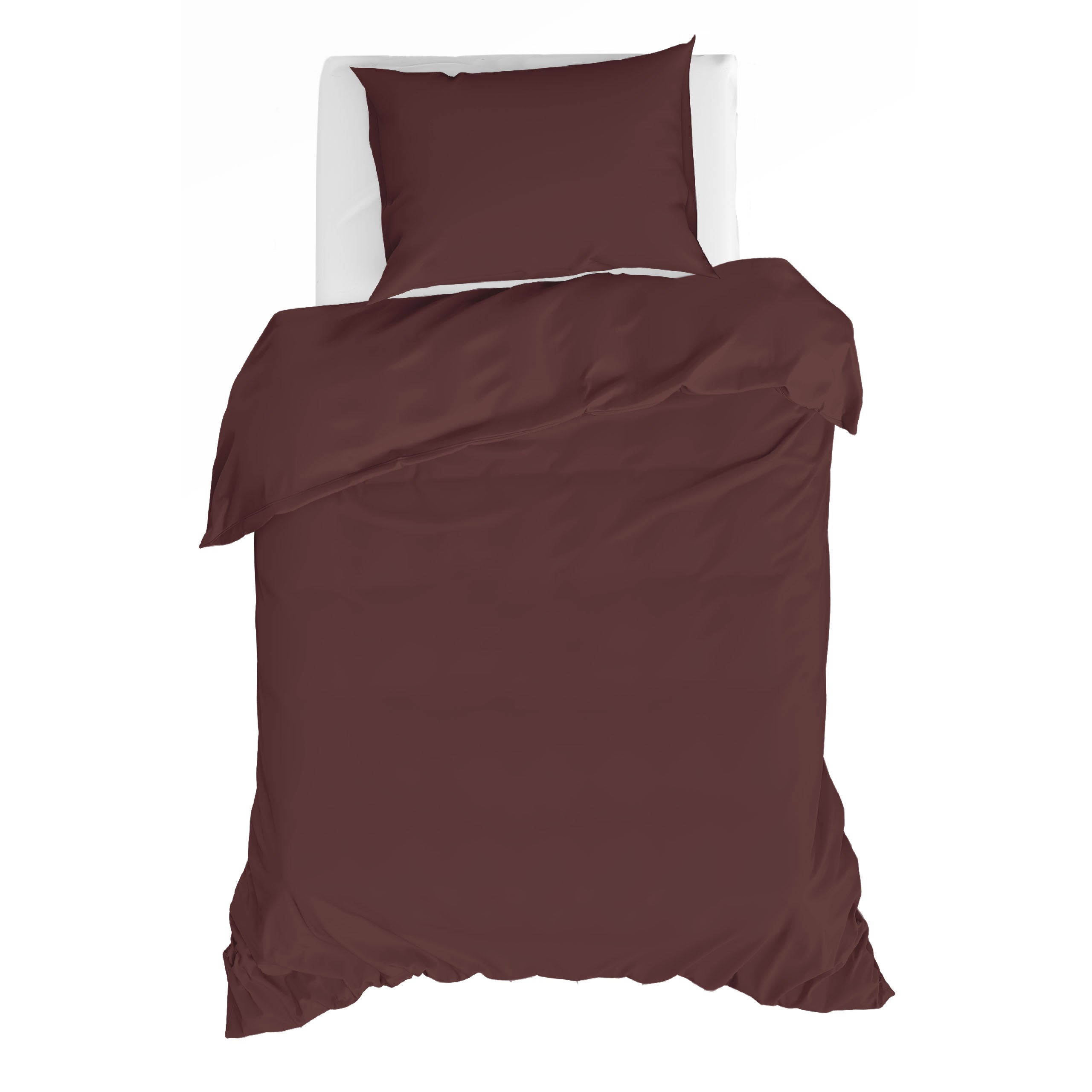 Blokker Fresh Dekbedovertrek 140 x 200/220 cm - Aubergine