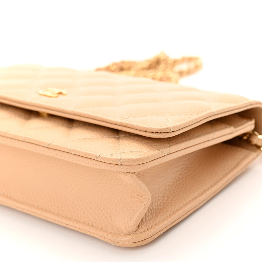Chanel Beige Quilted WOC Replica – Mirror Quality Handbag1:1High-quality replica