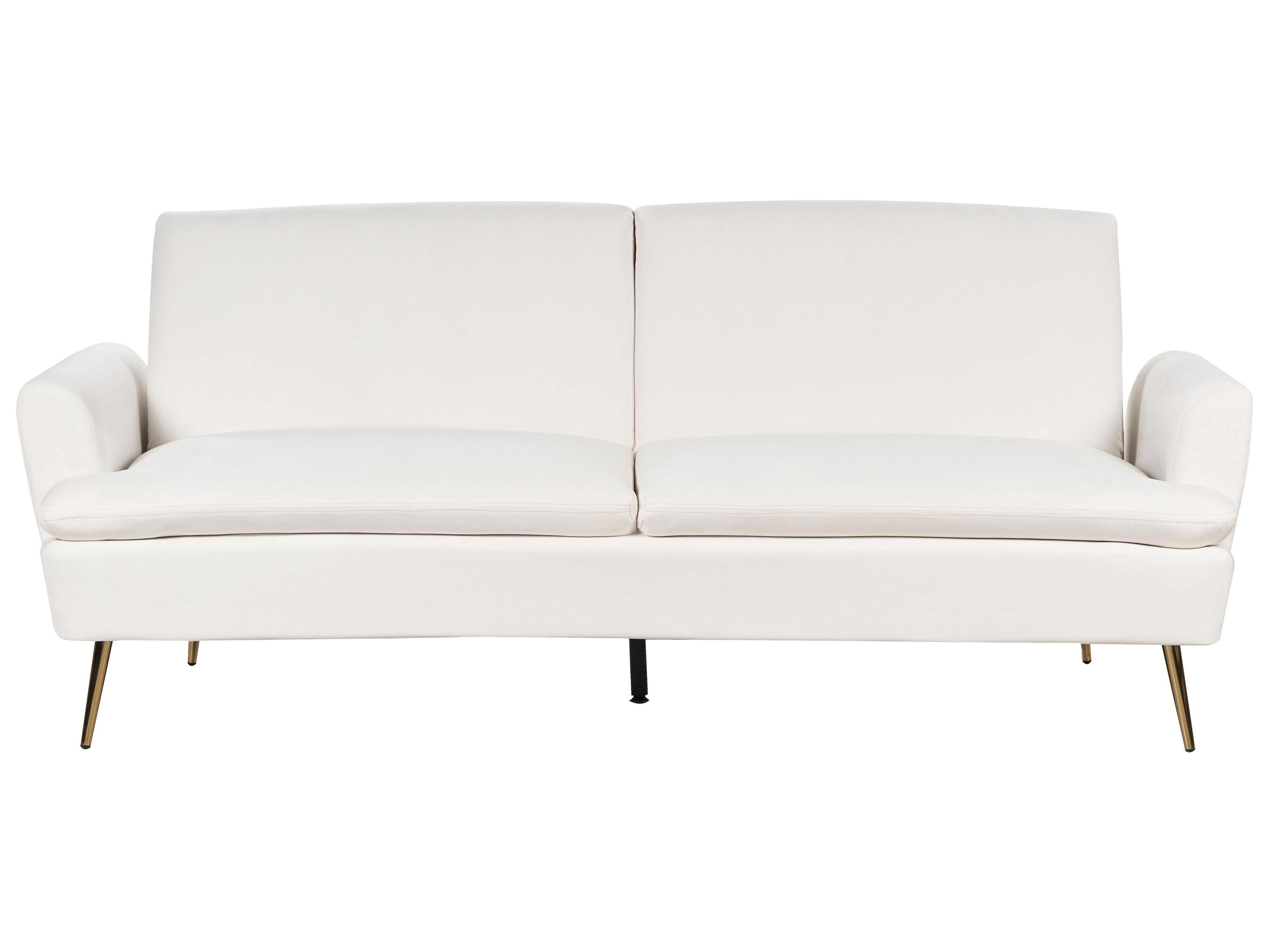 Sofa Bed 3 Seater VETTRE Velvet Off-White