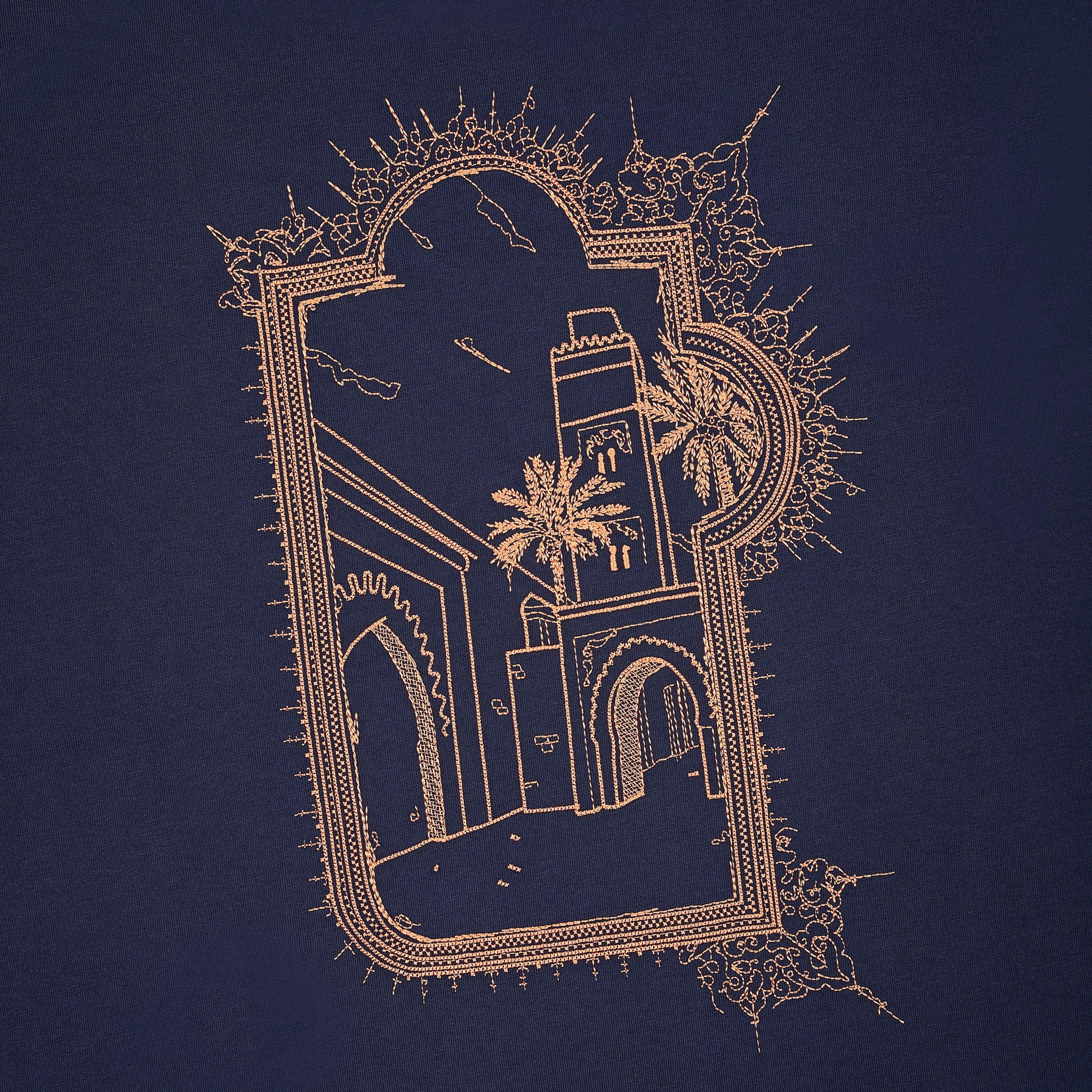 "aziza" T Shirt navy