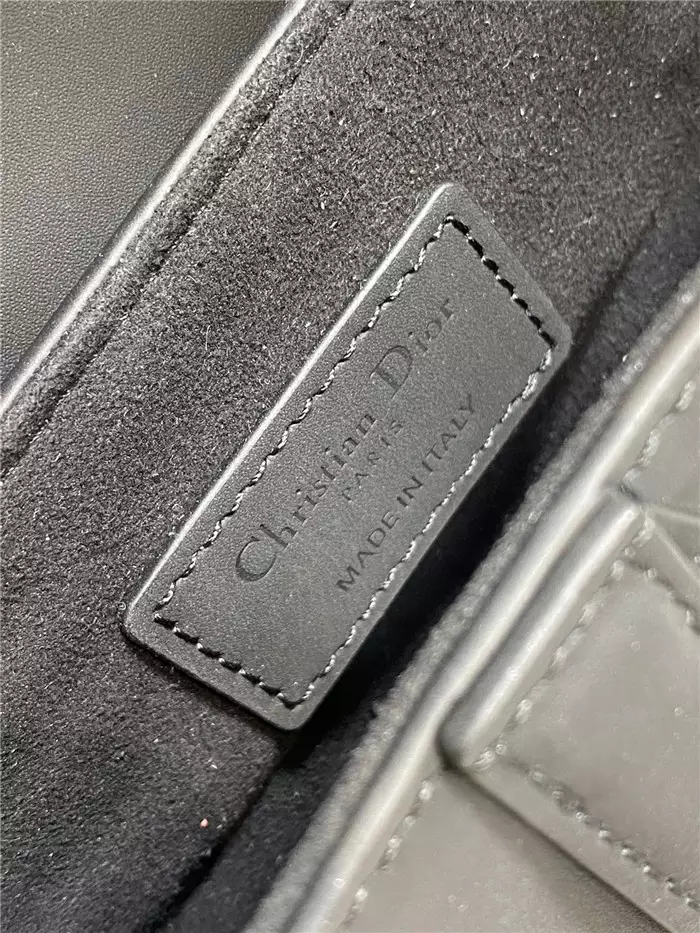 Mini Saddle Bag with Strap Black Ultramatte Calfskin1:1High-quality replica