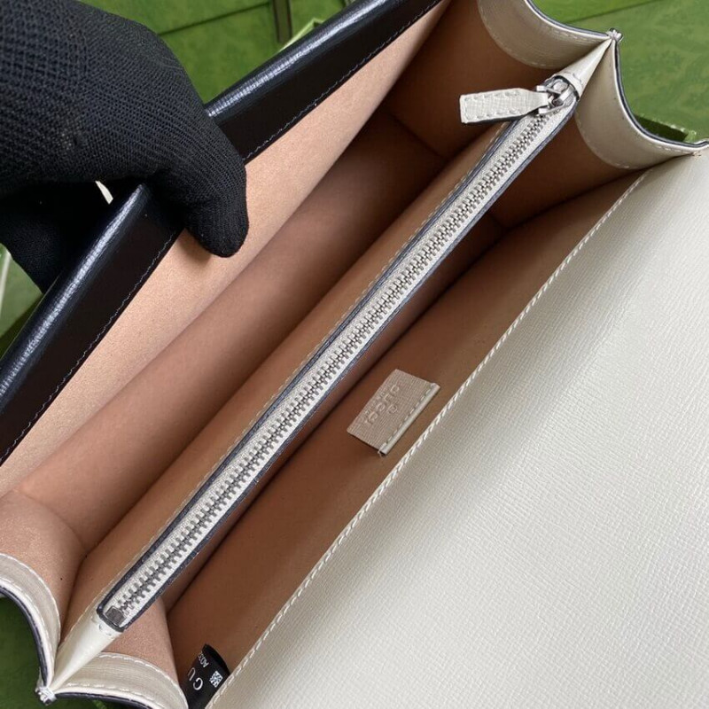 Replica Gucci Dionysus Small Shoulder Bag 400249 Orange White Leather1:1High-quality replica