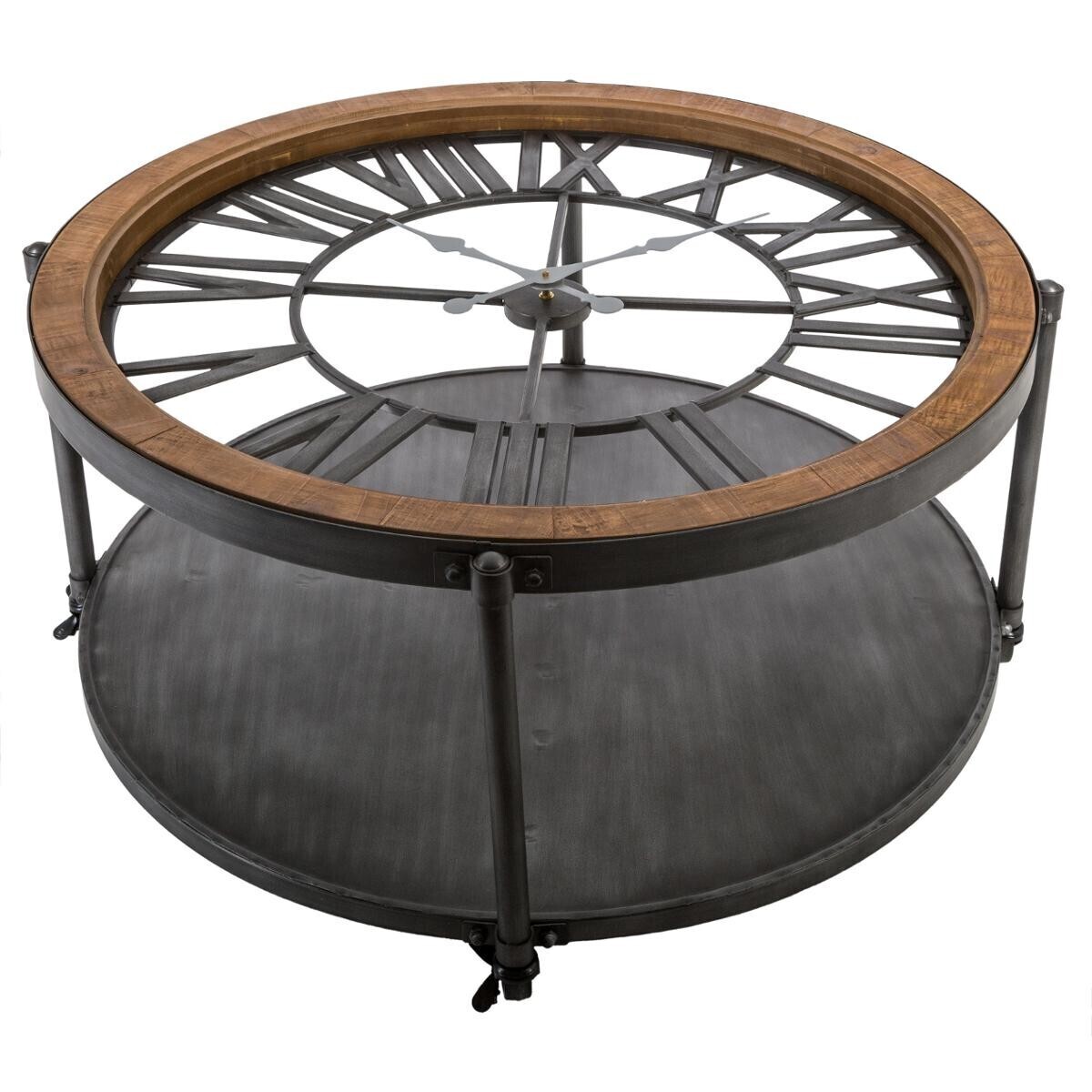 Coffee table "Chrono" Black, D.90 cm