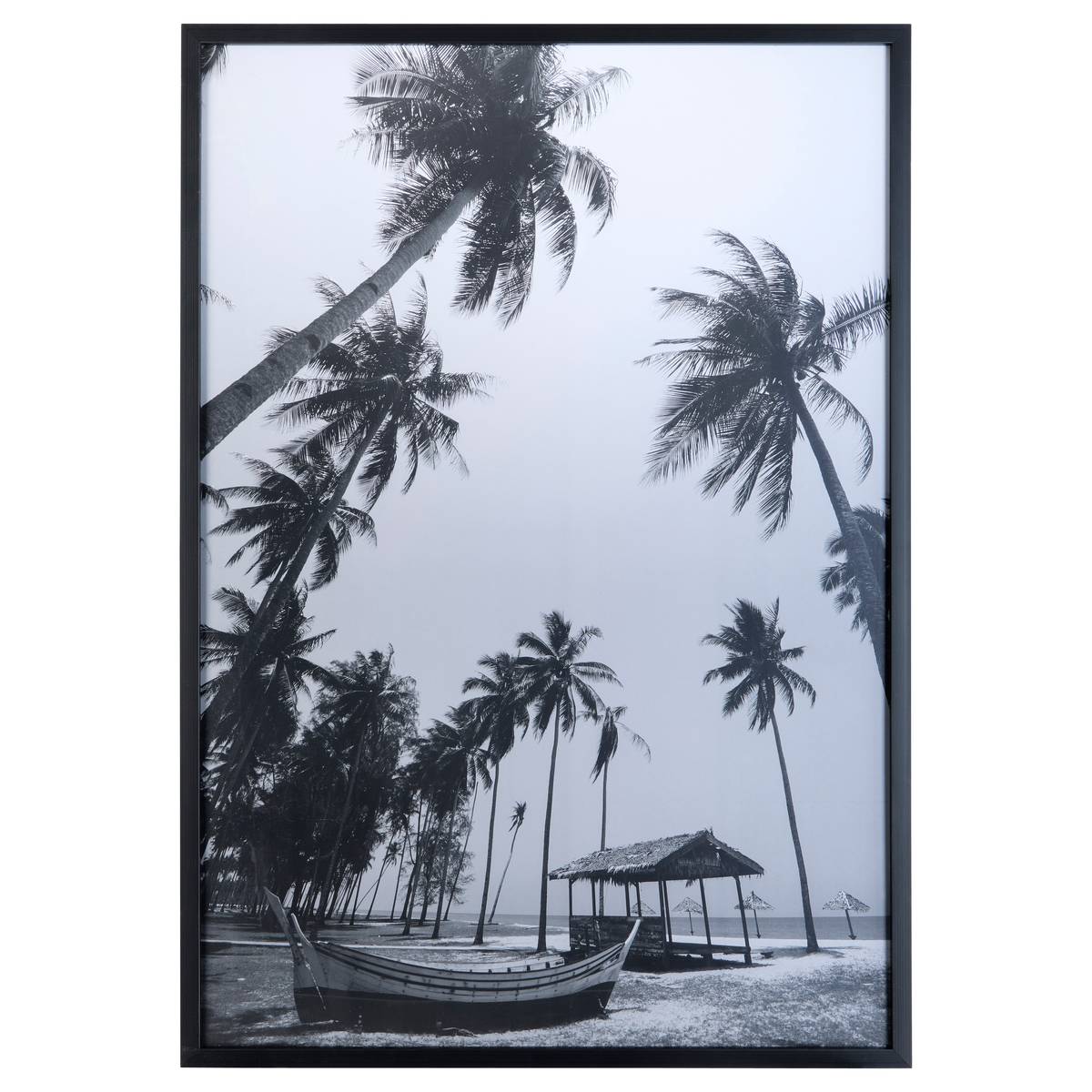 Framed Poster "Ayu" Black & White, 70x100 cm