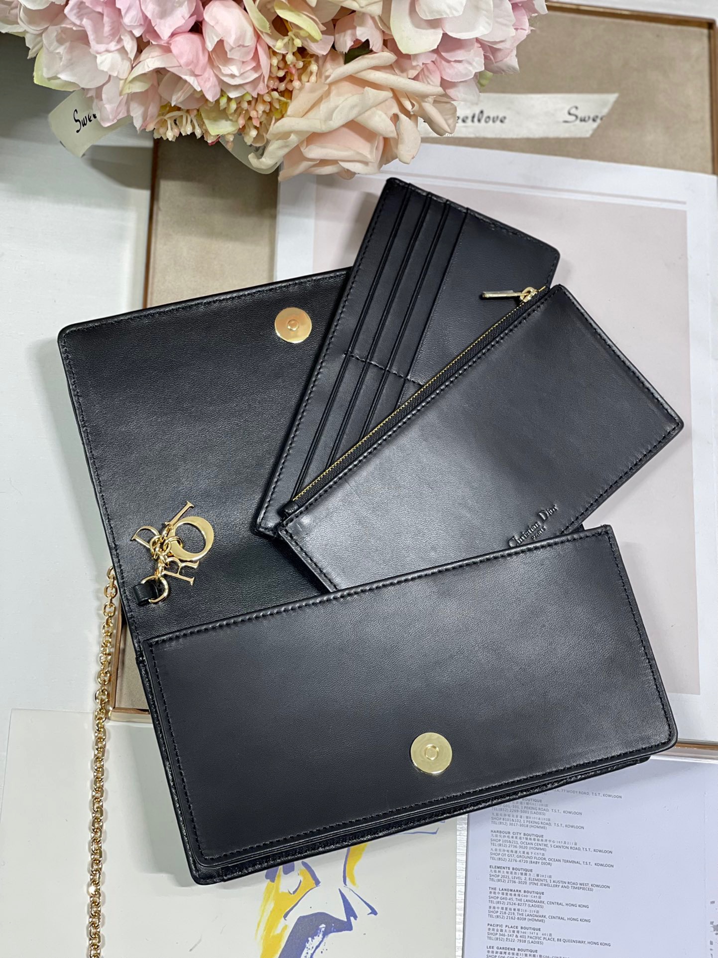 Christian Dior Lady Dior Pouch Black, For Women, Women’s Handbags 8.5in/21.5cm CD S0204SLOI_M9891:1High-quality replica