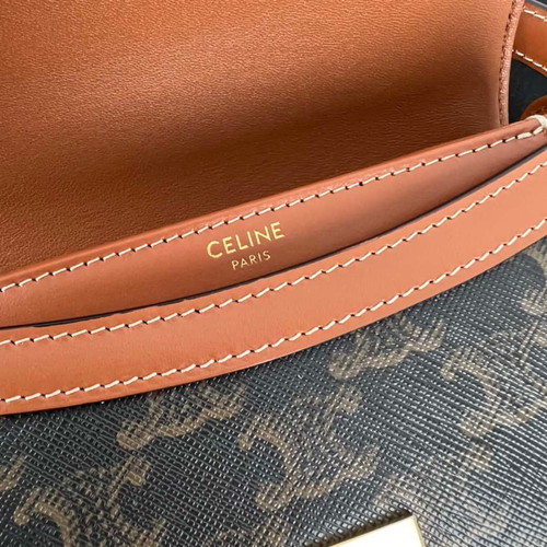 CELINE TEEN BESACE TRIOMRHE Logo Printed Handbag RepLadies bags1:1High-quality replica