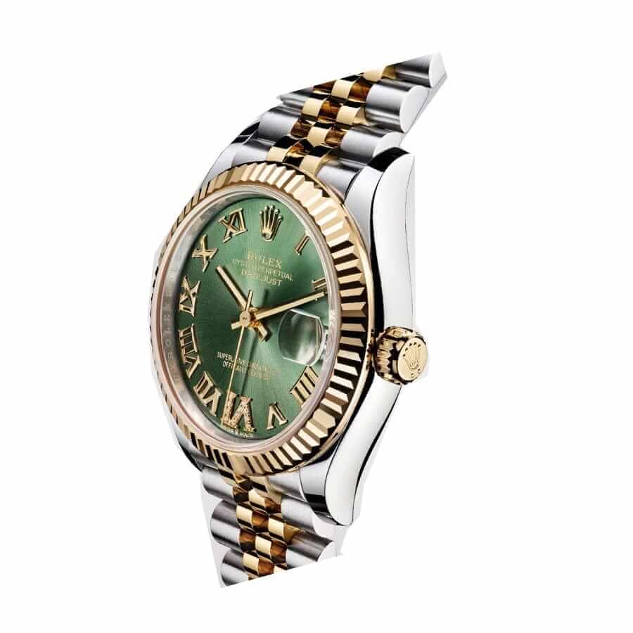 Datejust Green Roman Replica - Elite Watch Atelier