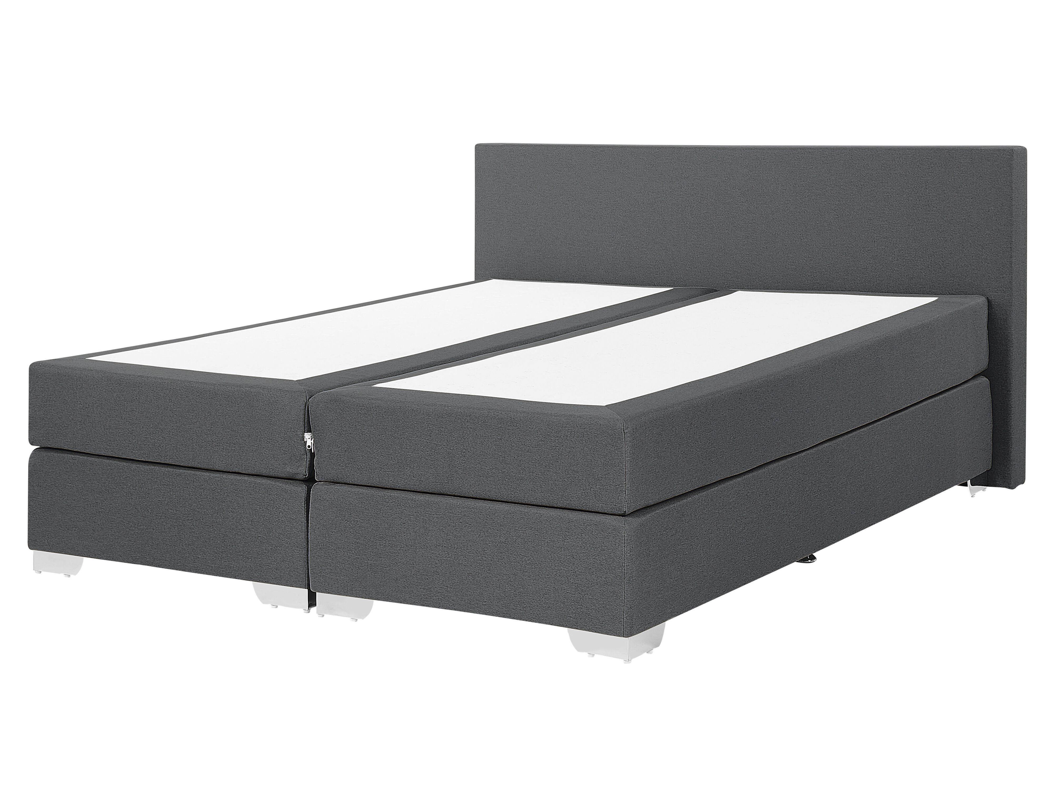 Divan Bed Fabric PRESIDENT 160 x 200 cm (EU King Size) Dark Grey