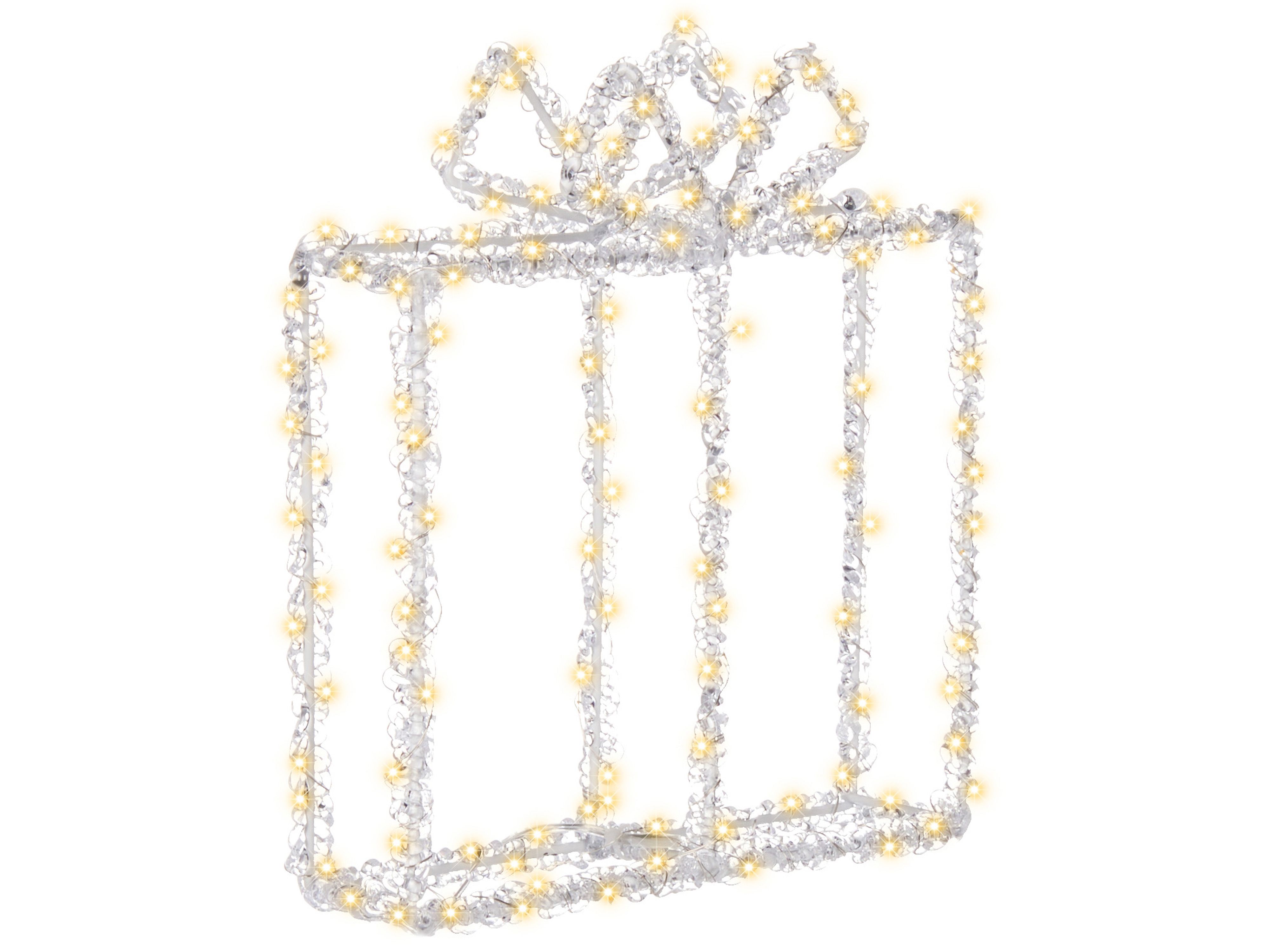 Outdoor Decoration LED KEMI Christmas Gifts 25 cm White