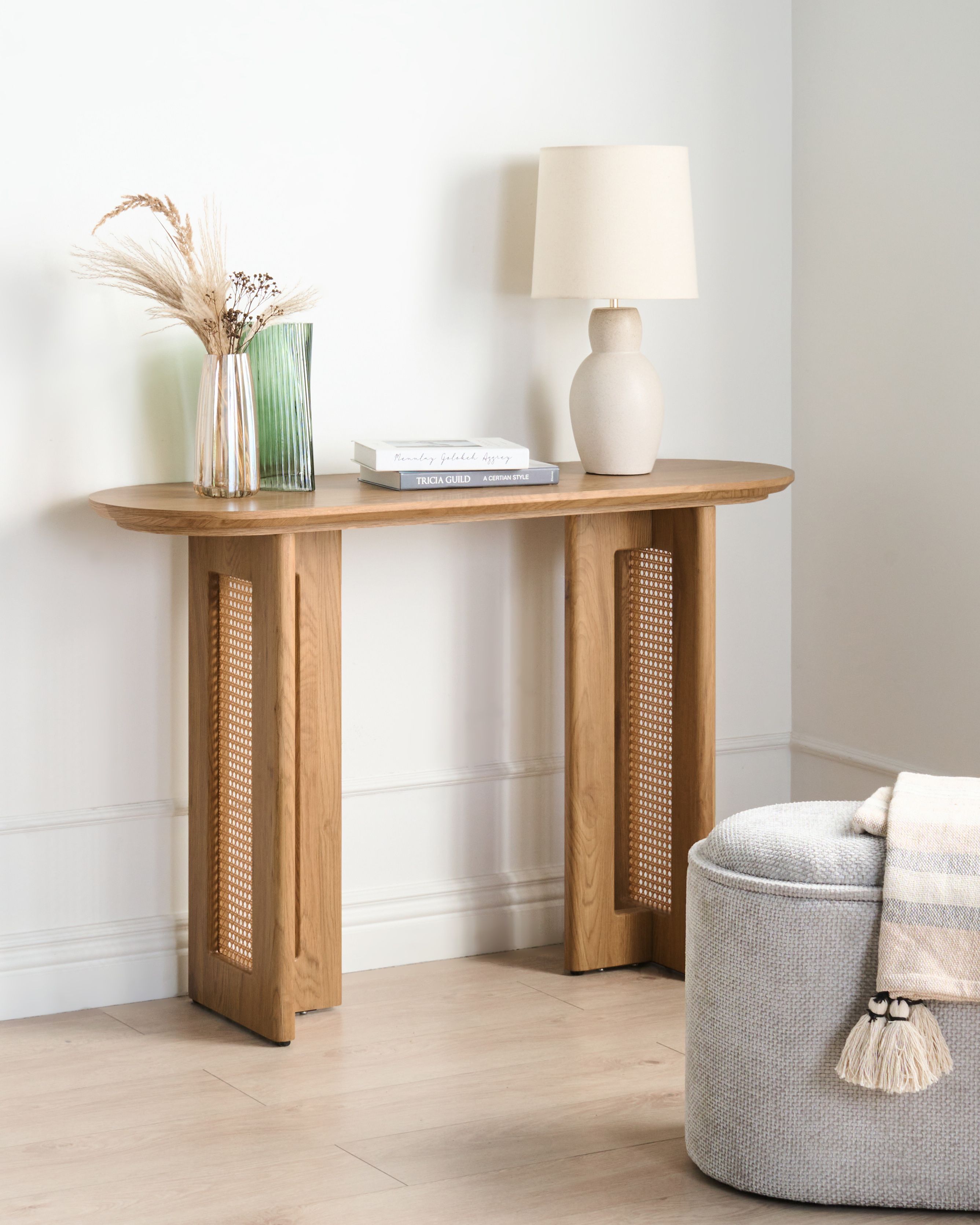 Console Table KARLO Light Brown
