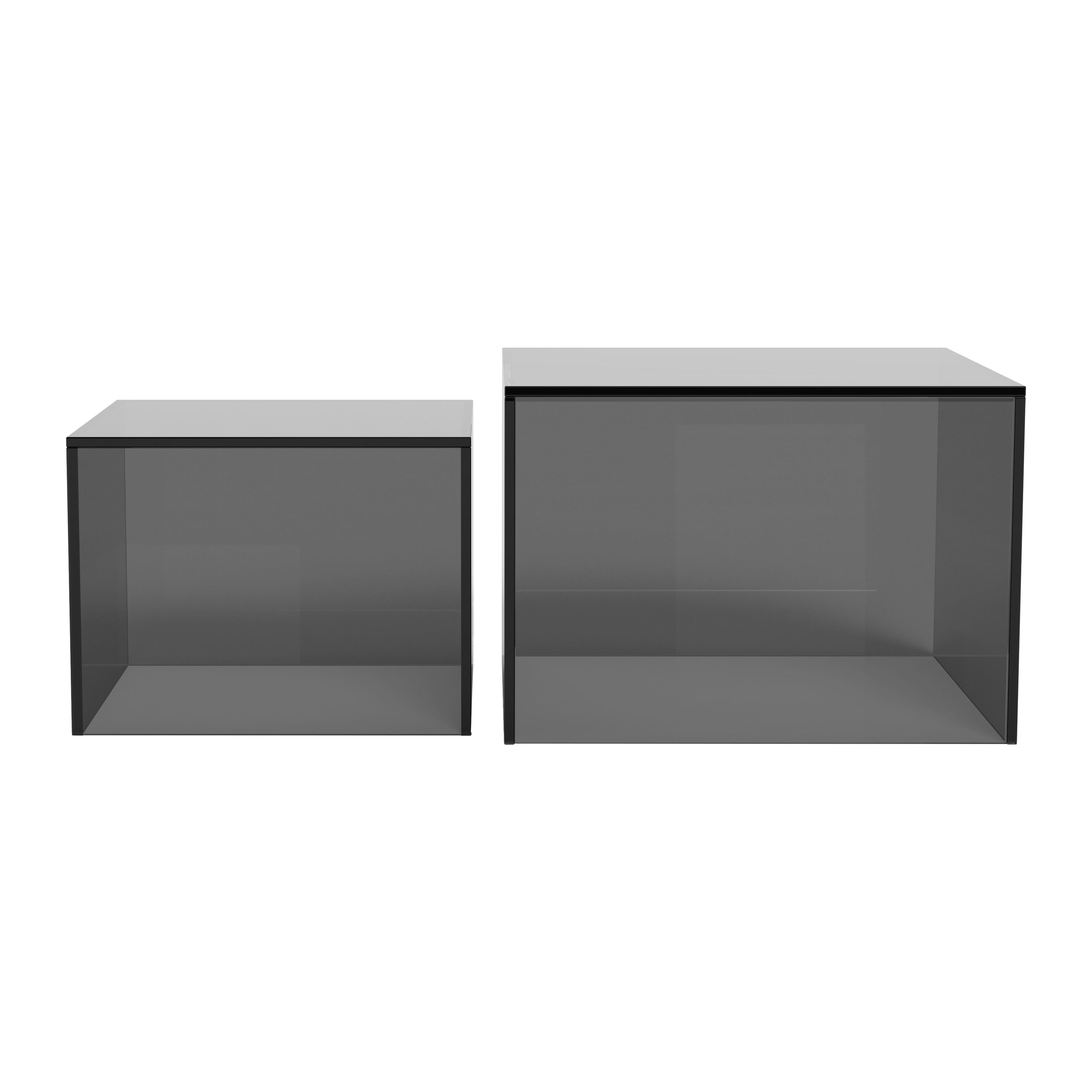 Blokker Float Bijzettafel - Set van 2 - Smoked