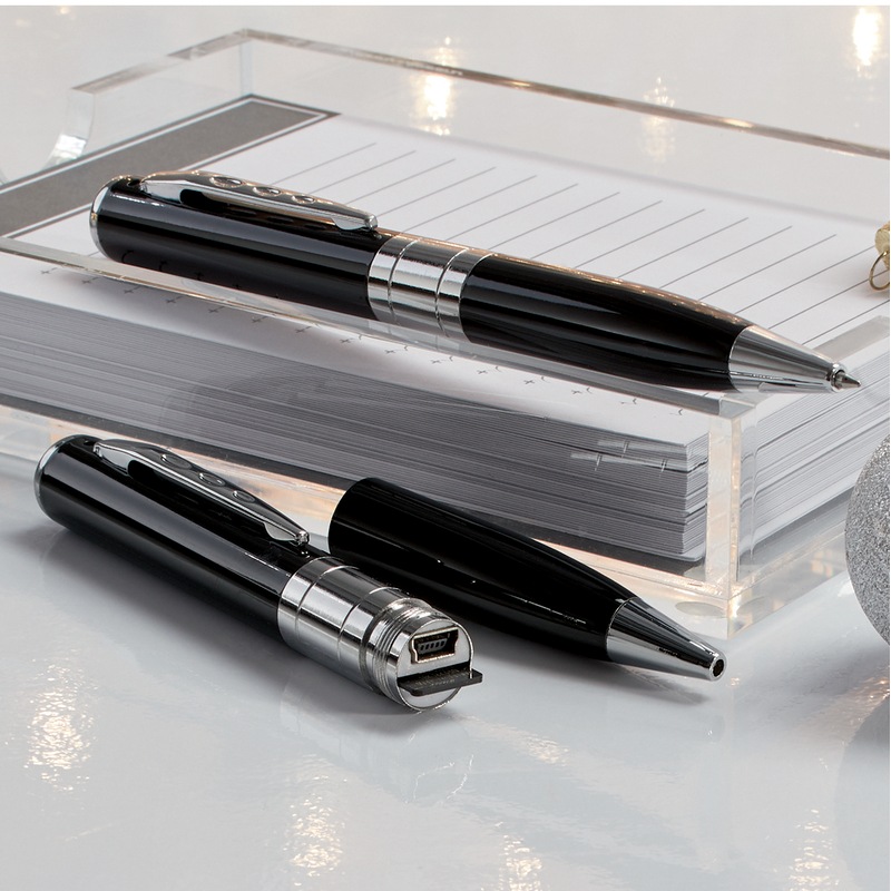 Spy Camera/Voice Recorder Pen - MIDNIGHT VELVET CATALOG