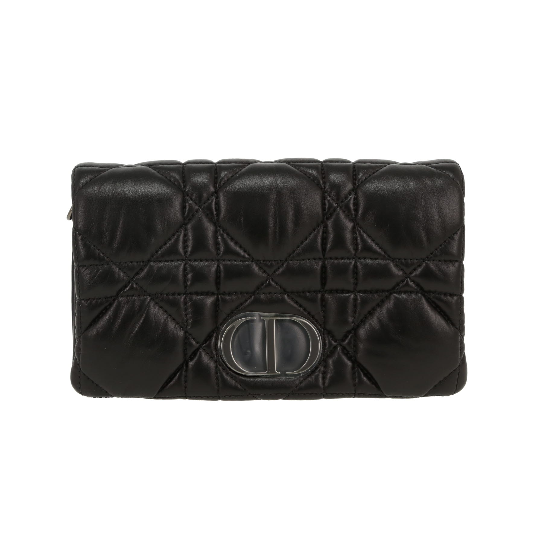 Dior Caro shoulder bag in black leather cannage1:1High-quality replica