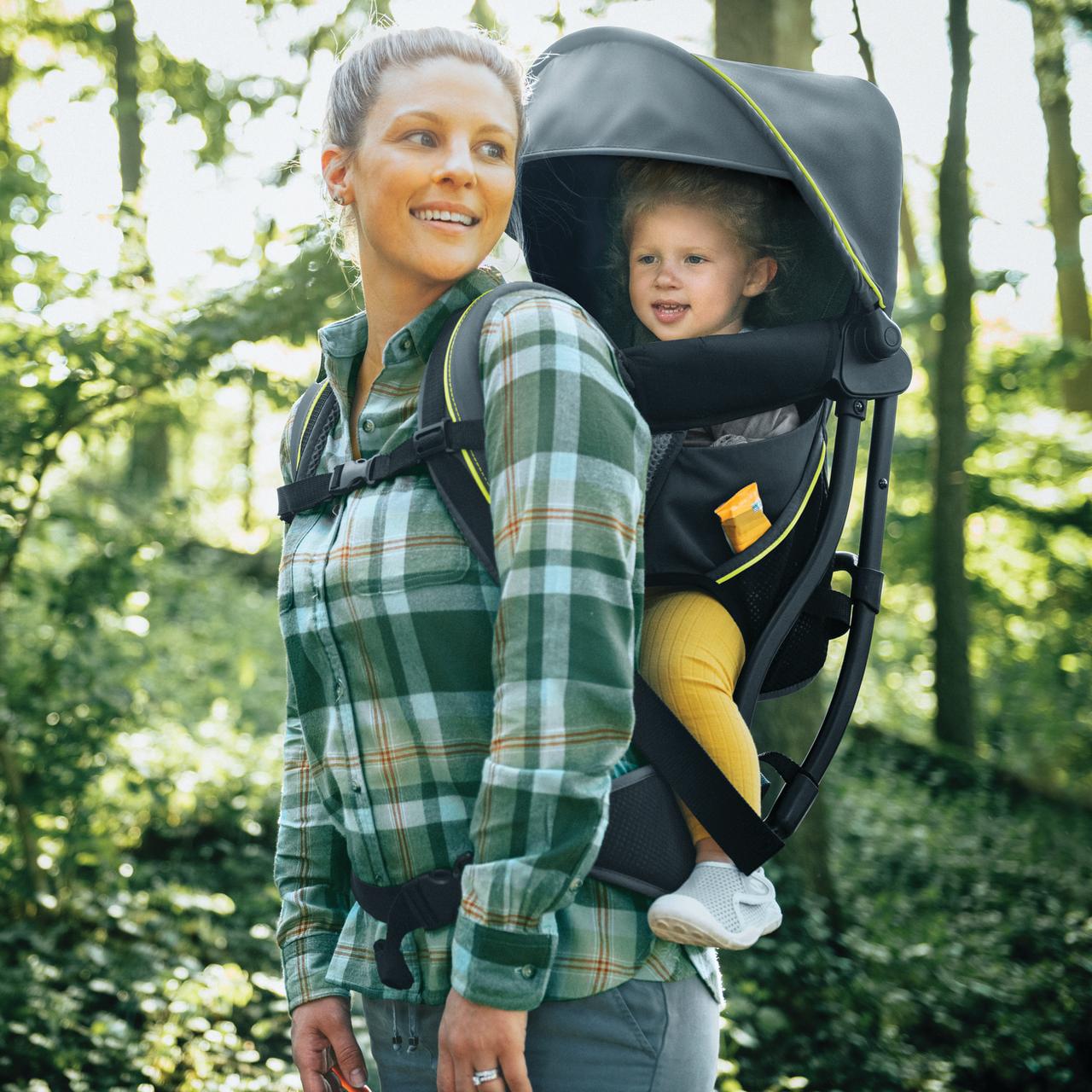 Alternative view of Chicco SmartSupport Backpack Carrier - Solar (Grey). New