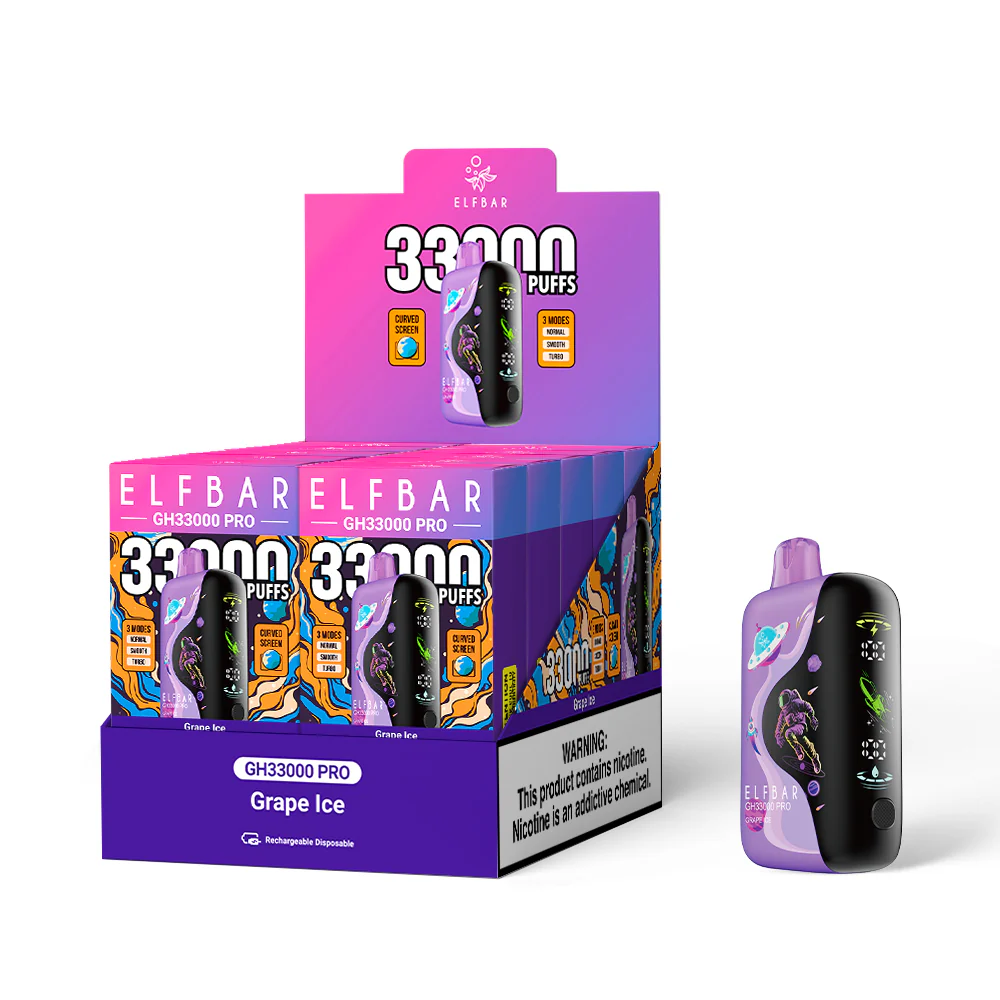 ELFBAR GH33000 PRO ładowalny jednorazowy e-papieros (wszystkie smaki)