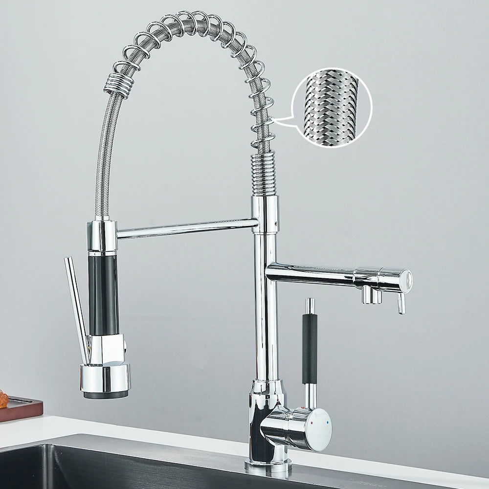 ModernFaucet | Enkelhendel met Dubbele Uitloop