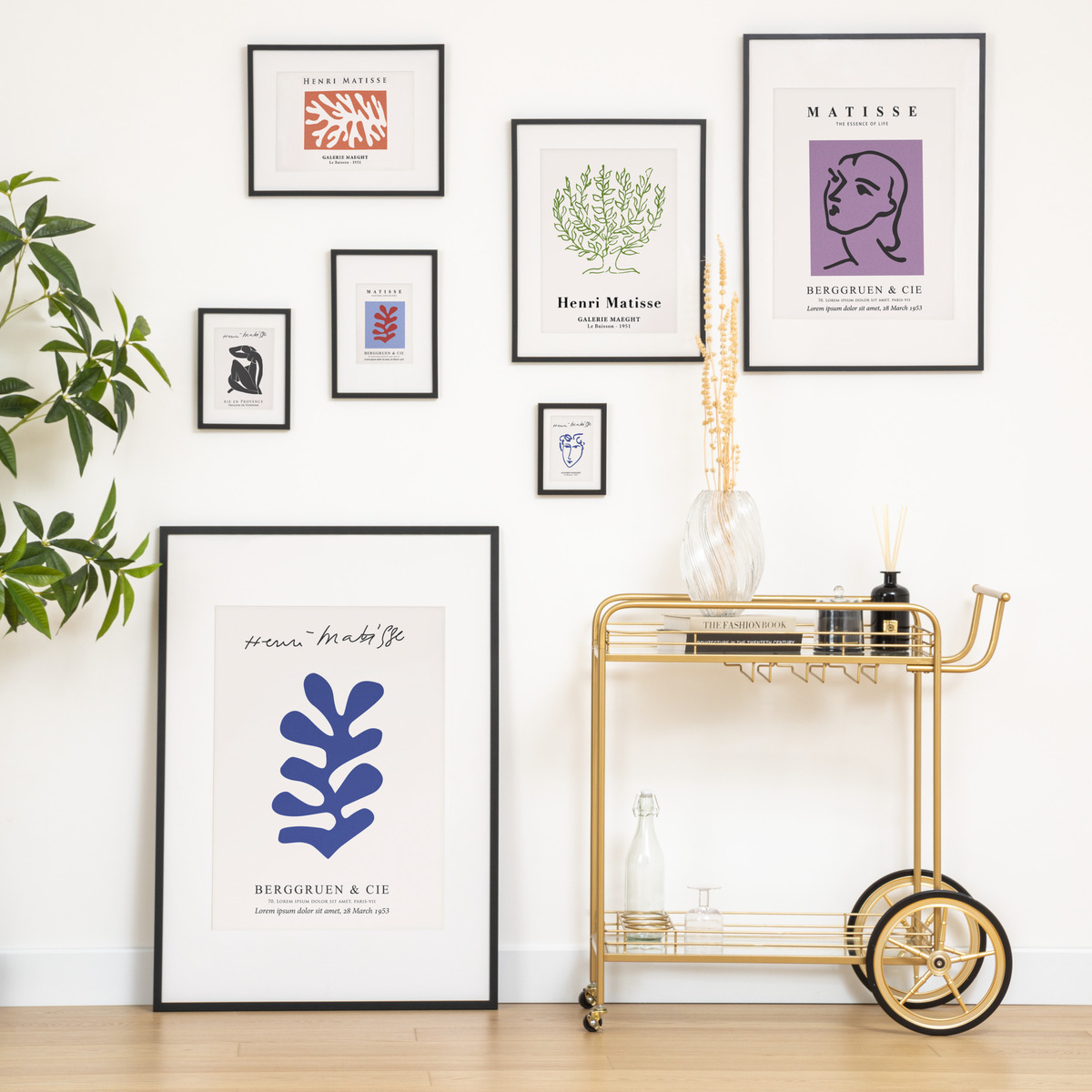 Photo frame "Manu" Black, 50x70 cm